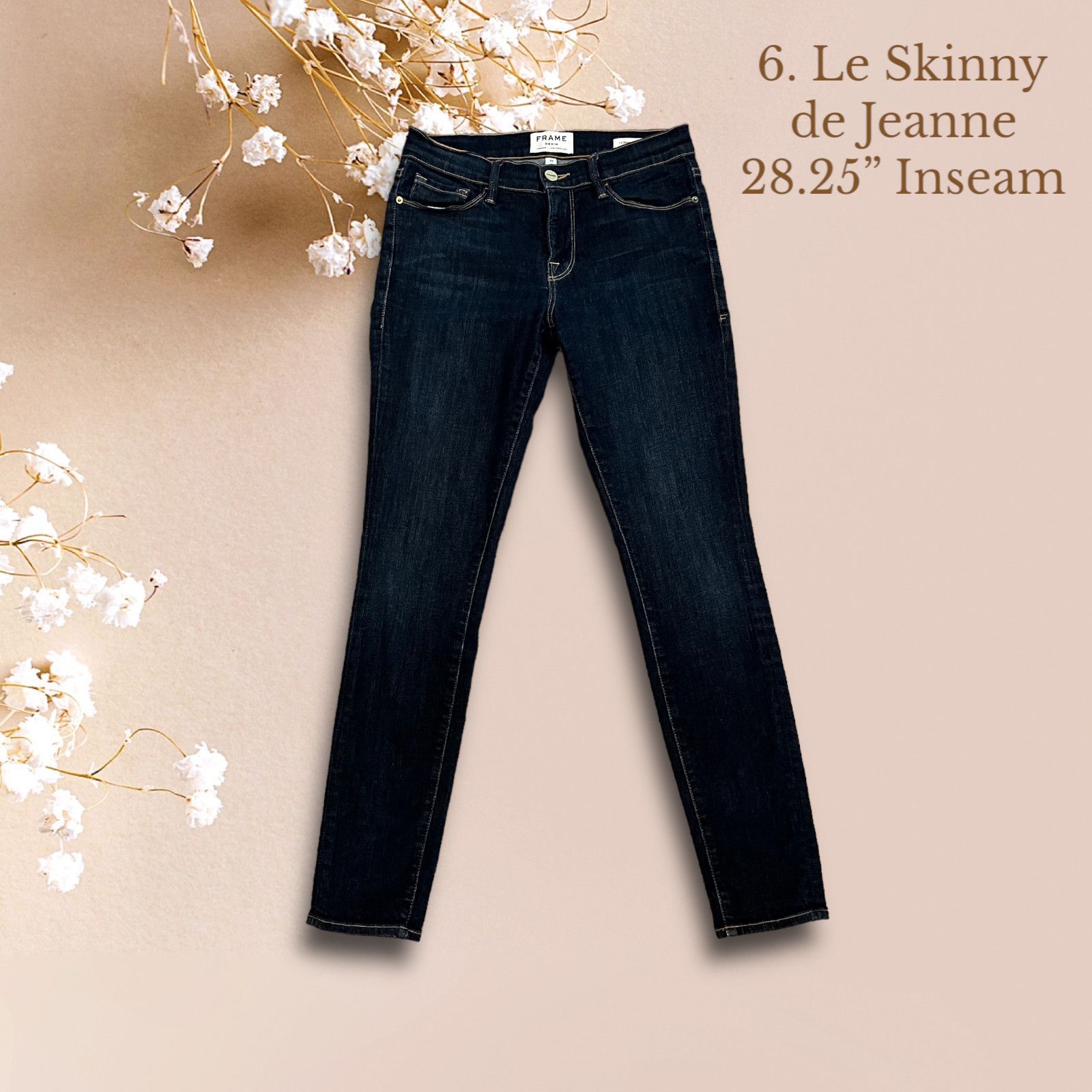 Frame Lot of 8 FRAME Denim Designer Jeans Women’s Size 28” Waist Size 28" / US 6 / IT 42 - 13 Thumbnail