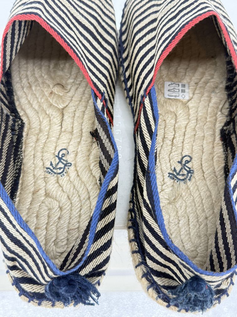 45rpm 45r Striped Espadrilles Size US 11 / EU 44 - 6 Thumbnail