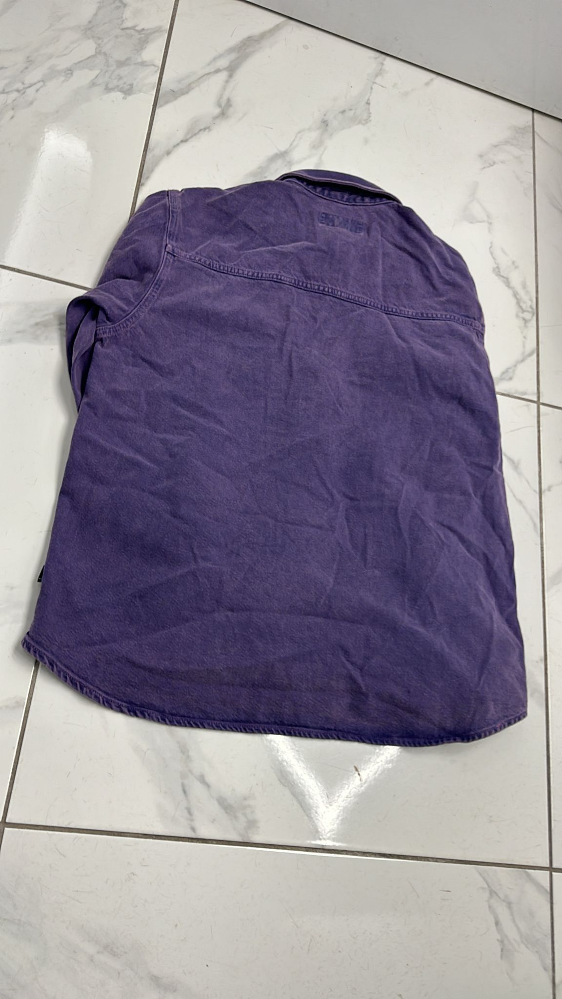 Stussy Stüssy FW22 Western Denim Shirt Purple Medium Size US M / EU 48-50 / 2 - 6 Thumbnail