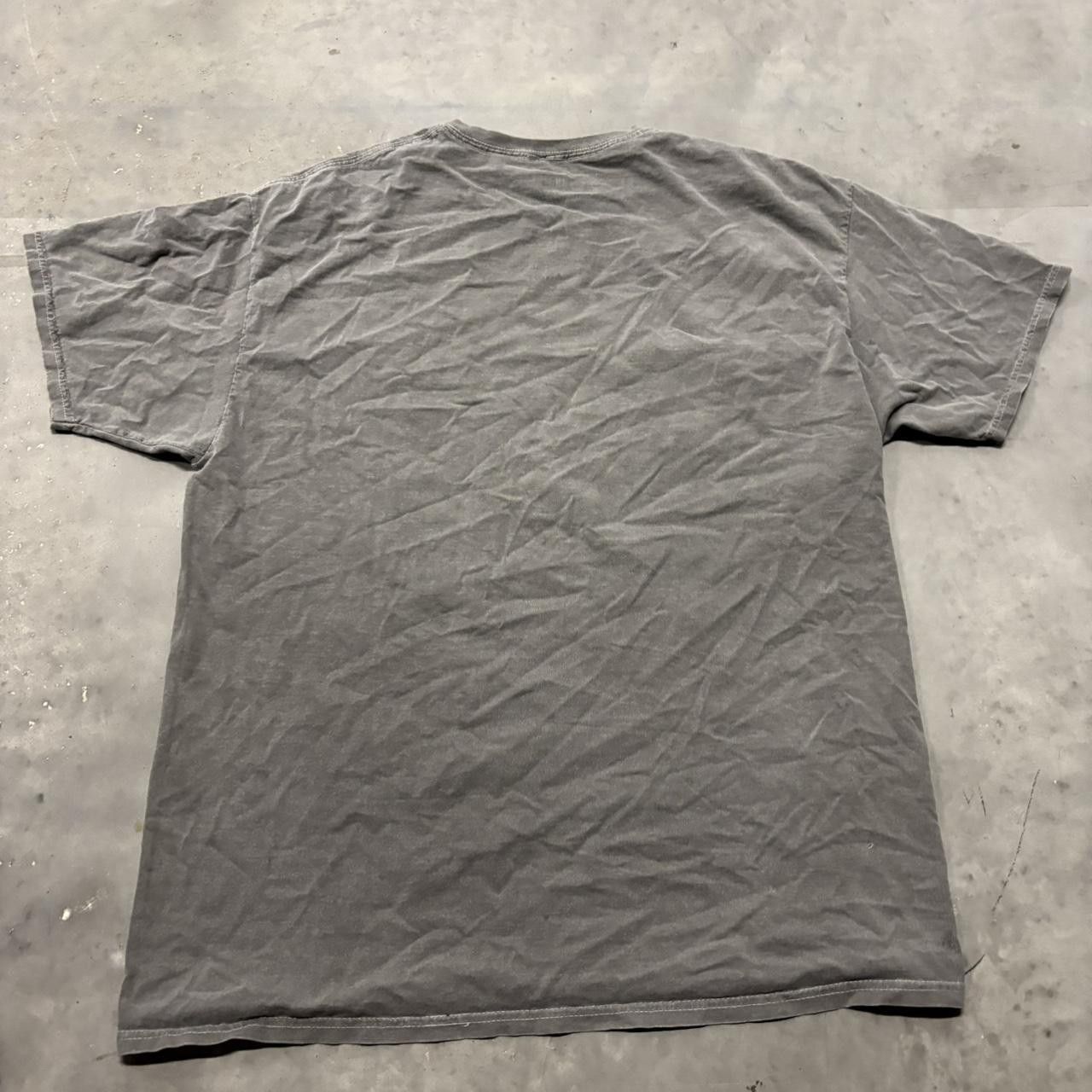 Band Tees × Vintage Vintage Y2K/2000s Faded Grey Iron Maiden Heavy Metal Band Graphic Tee! Size US L / EU 52-54 / 3 - 4 Thumbnail