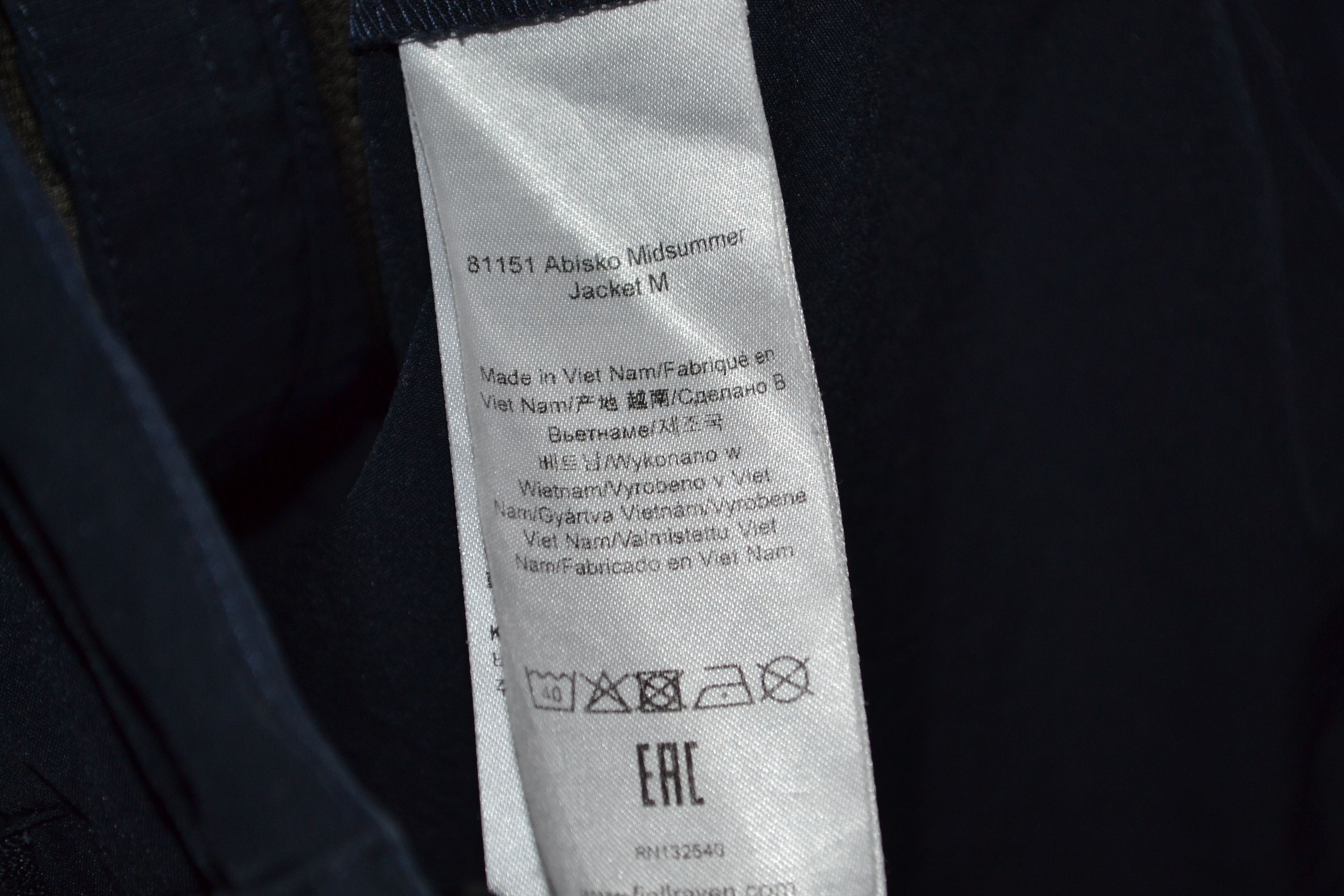 Fjallraven Fjallraven Abisko Midsummer Men's S size Navy Jacket Size US S / EU 44-46 / 1 - 6 Thumbnail
