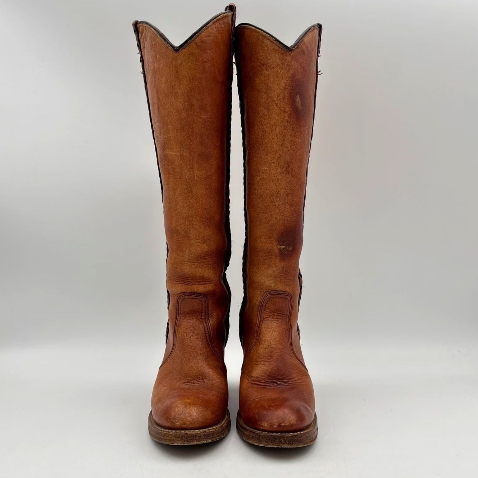 Vintage VINTAGE Capezio Boots Women's 5.5 M Brown Braided Campus 70s Size US 6 / IT 36 - 2 Thumbnail