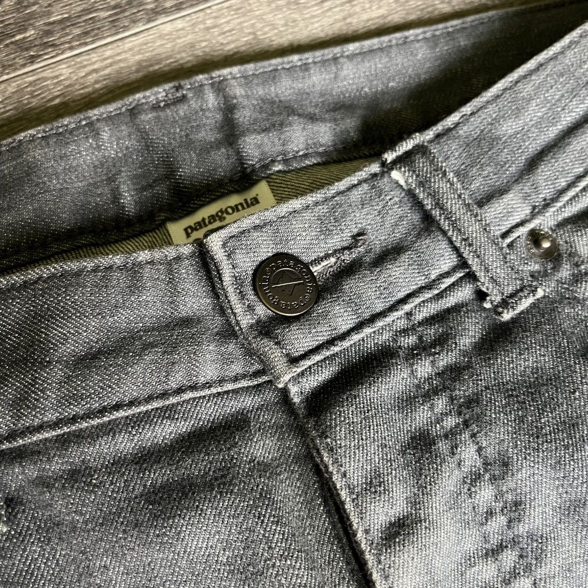 Patagonia Vintage Patagonia Organic Cotton Grey Buttonfly Denim Jeans Size US 32 / EU 48 - 8 Thumbnail
