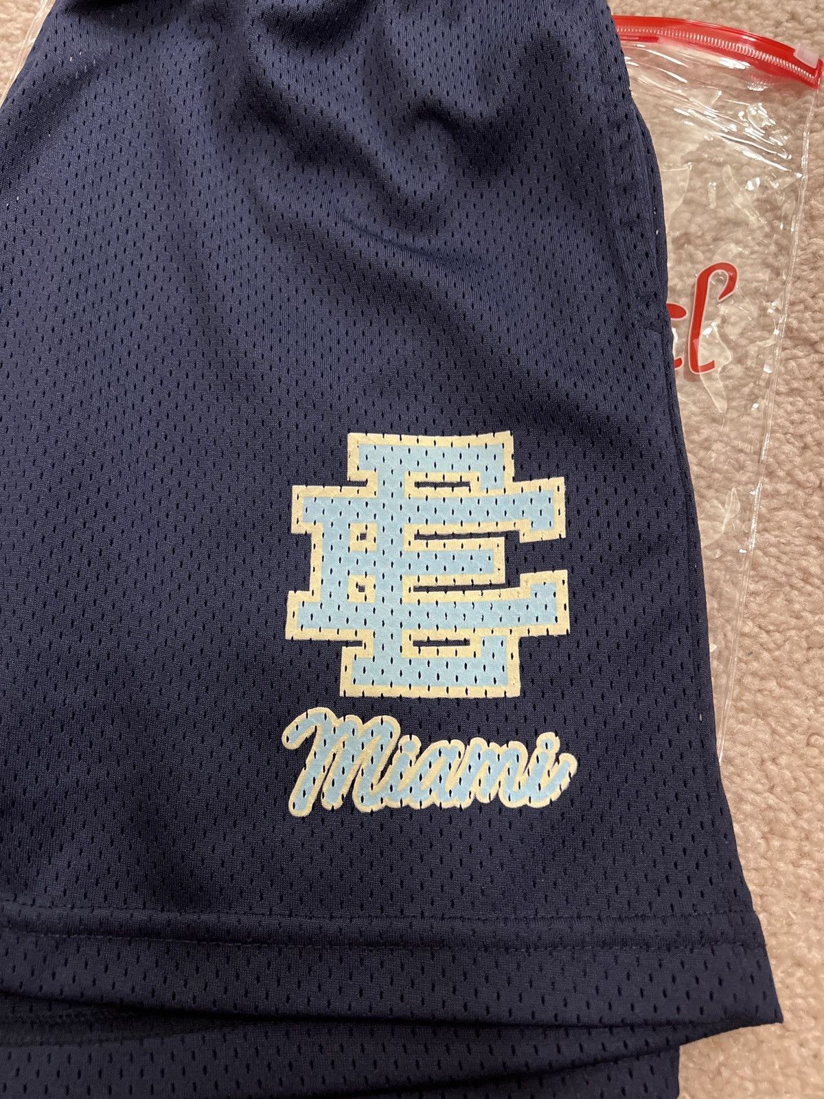 Eric Emanuel Eric Emanuel Miami Mesh Shorts Navy Caroline Blue Medium Size US 30 / EU 46 - 2 Thumbnail