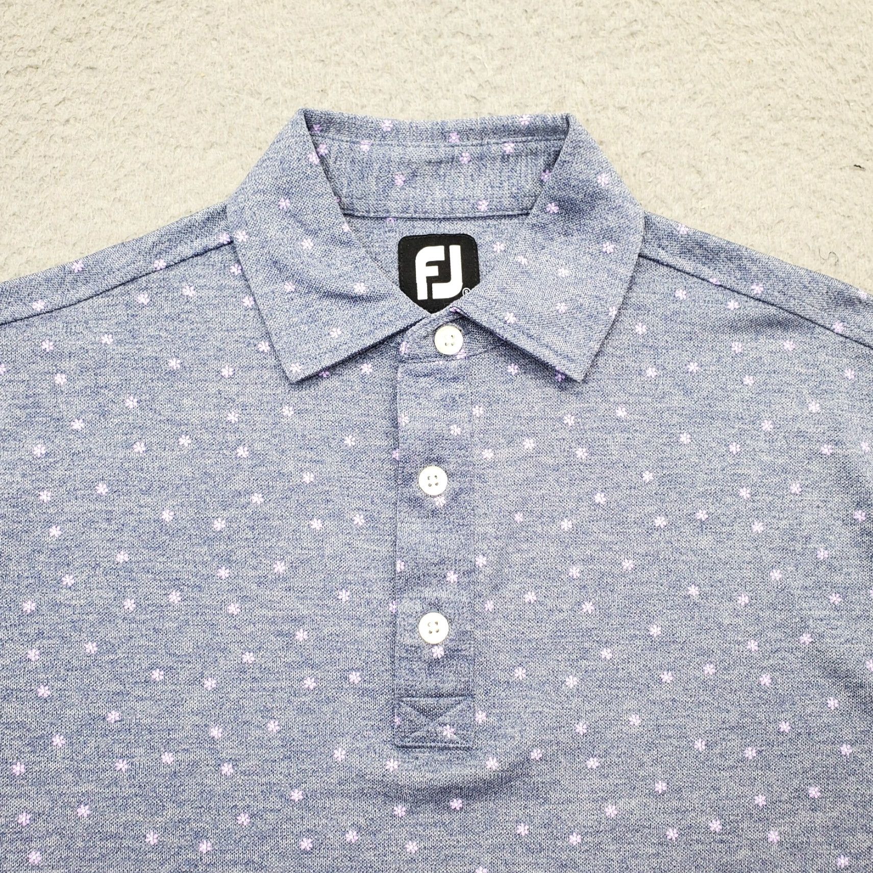 Sunflower FJ Golf Performance Polo Shirt Men Size S Multicolor Sun Flower Slit Short Sleeve Collar Size US S / EU 44-46 / 1 - 5 Thumbnail