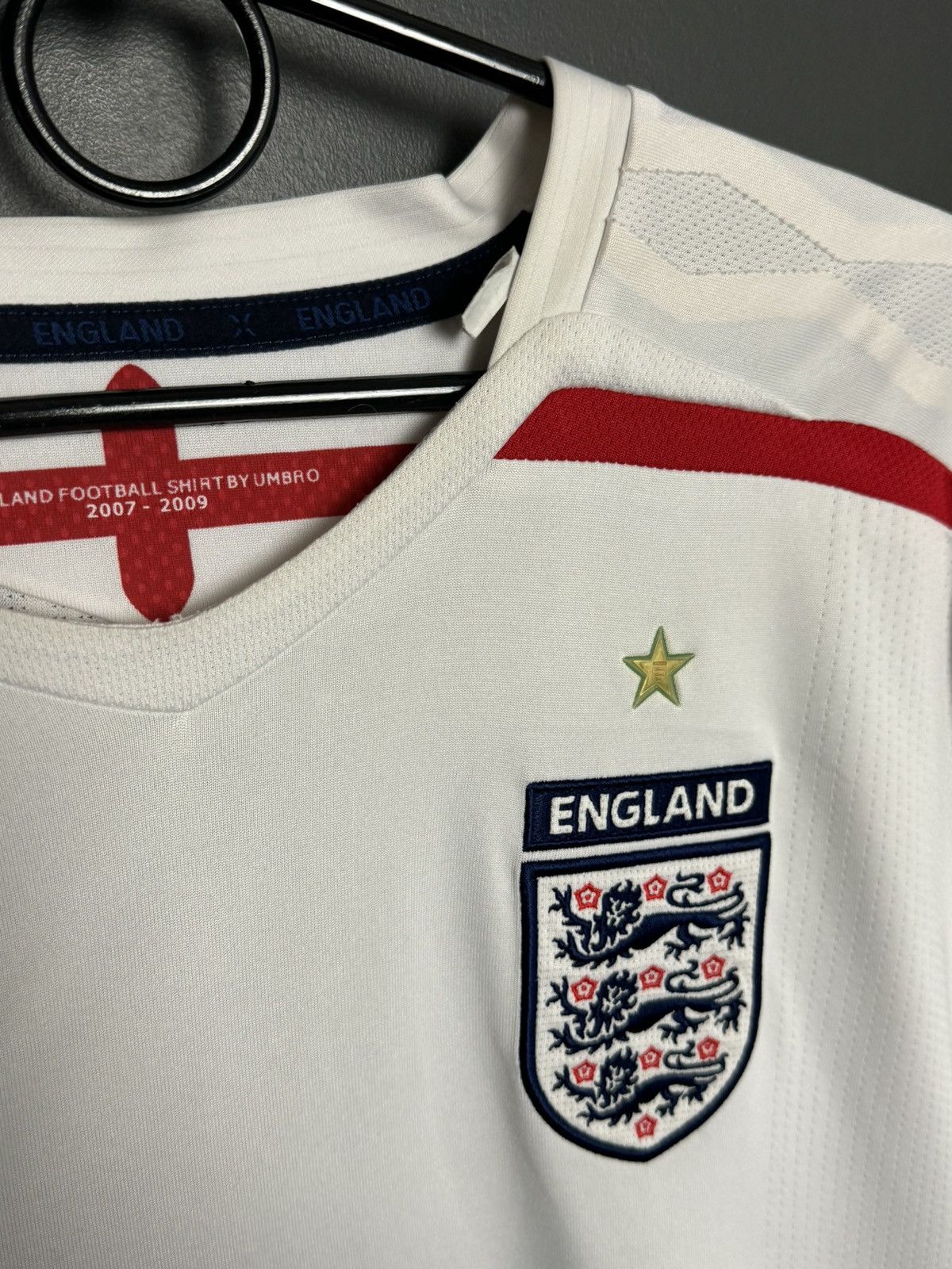 Umbro 3XL England National Team 07/09 Home Football Jersey Size US XXL / EU 58 / 5 - 8 Thumbnail
