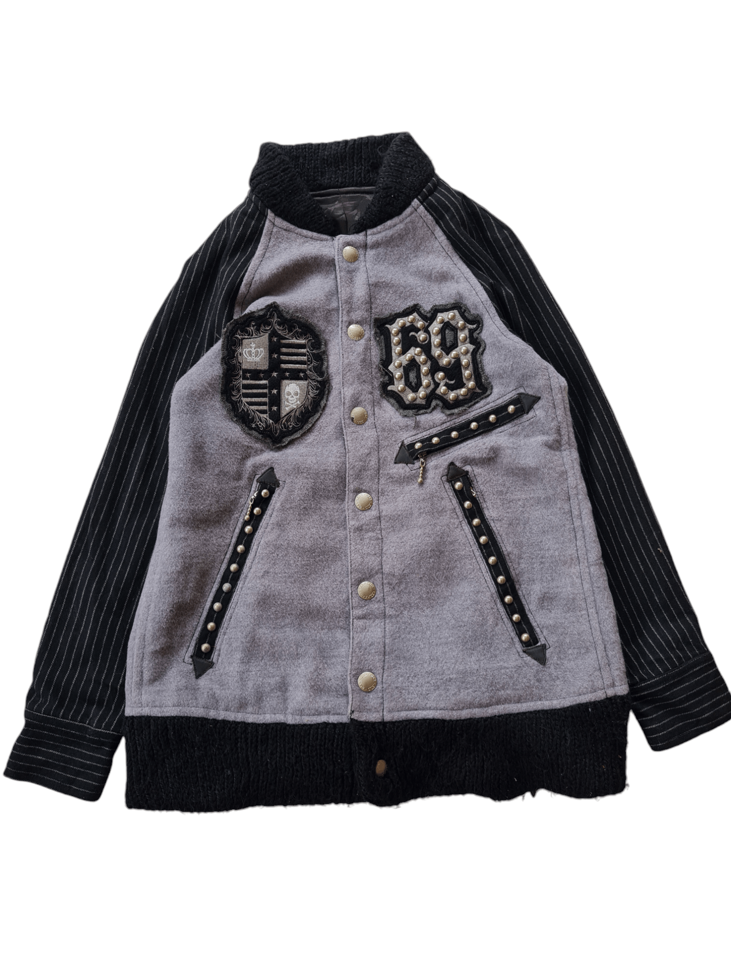 Japanese Brand × Vintage Vintage Wool Jacket Aigon Quins Size US S / EU 44-46 / 1 - 2 Thumbnail