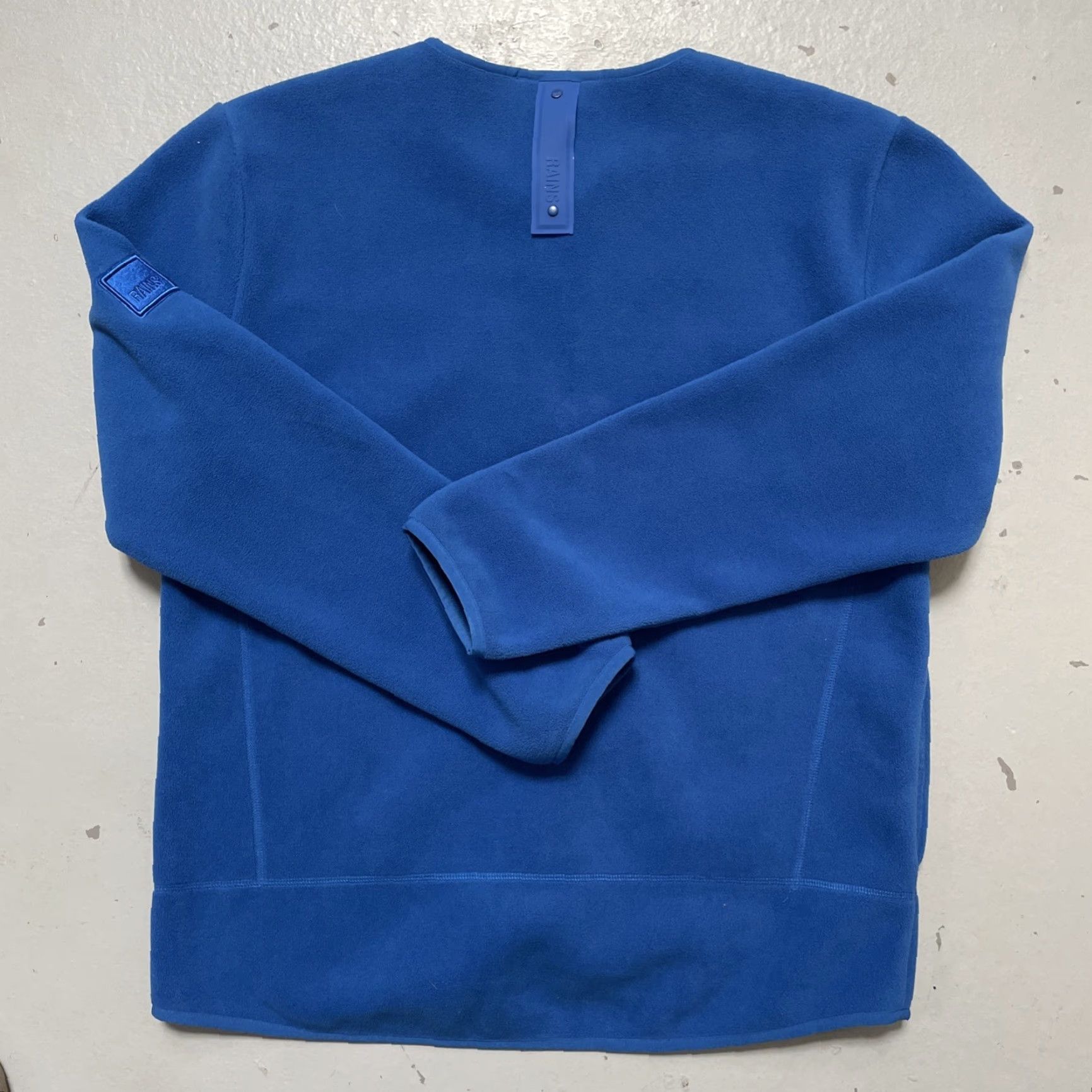 Rains RAINS Fleece Cardigan Style Full Zip Jacket NWOT? Blue M Unisex Adults Size M Cardigan Fleece Full Zip Jacket Blue Size US M / EU 48-50 / 2 - 7 Thumbnail