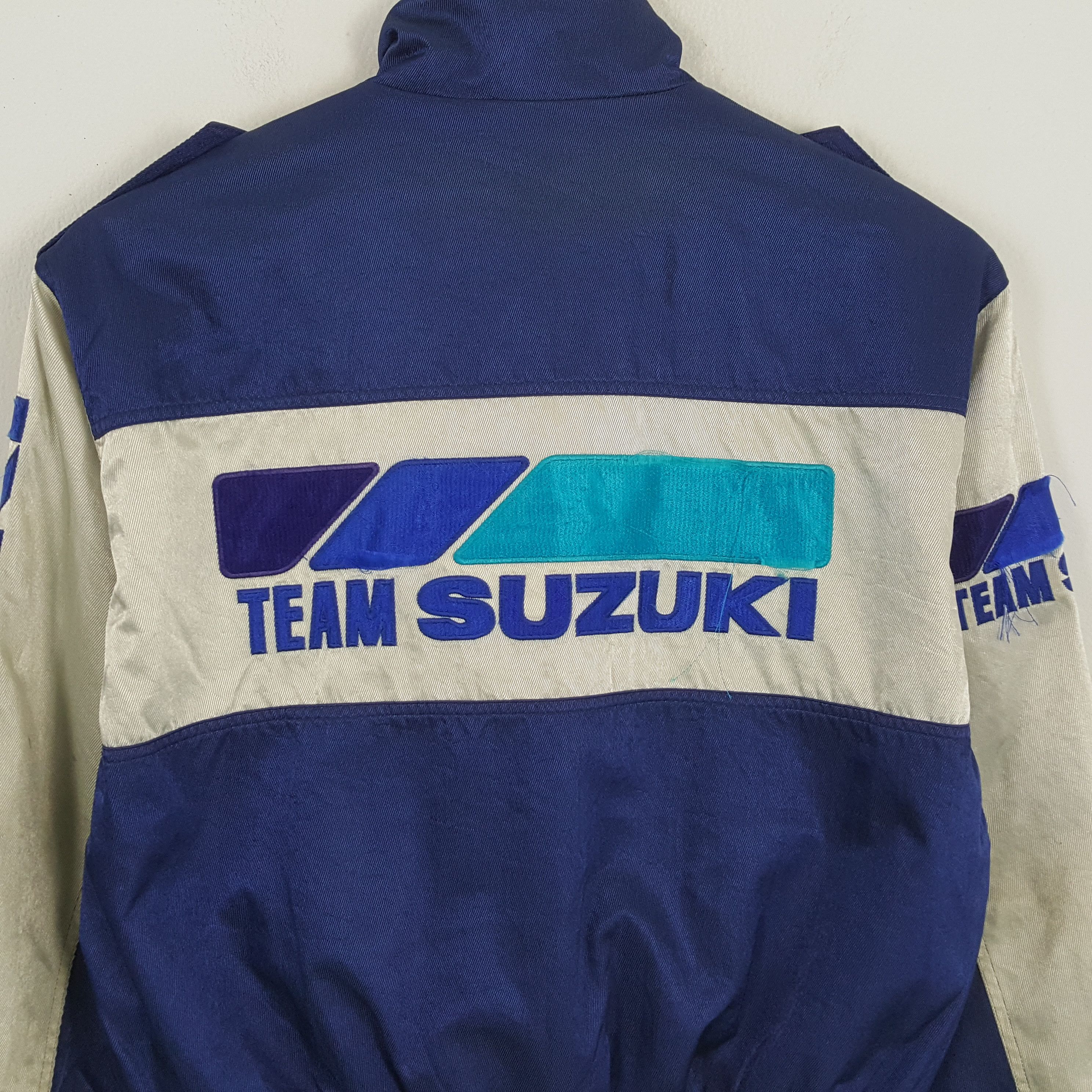 Japanese Brand × Vintage TEAM SUZUKI Japanese Motorsports Racing Style Jacket Size US XL / EU 56 / 4 - 2 Thumbnail