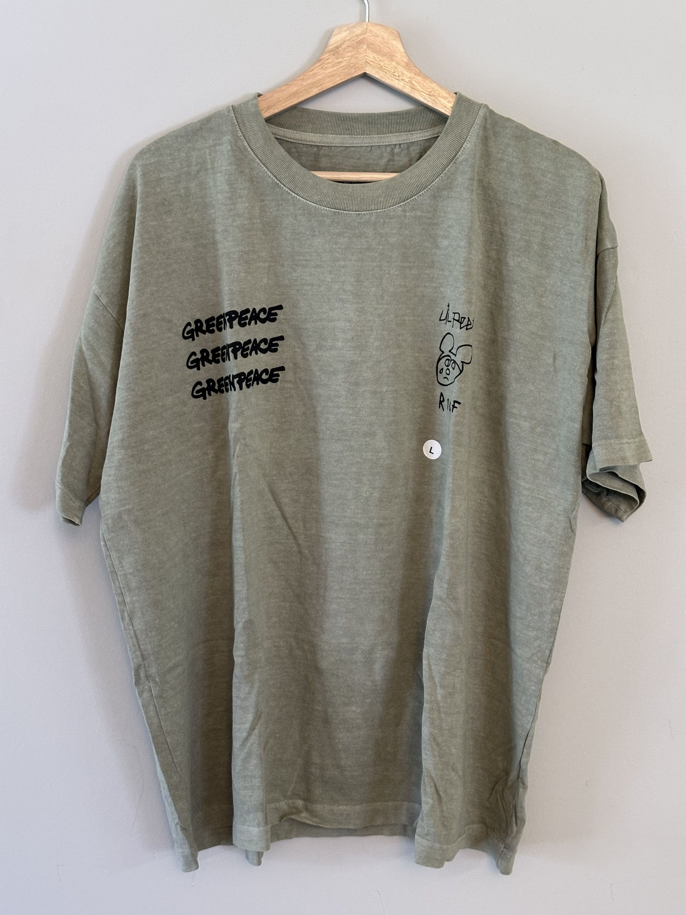 Lil Peep ROSE IN GOOD FAITH x Greenpeace x Lil Peep T-Shirt Size US L / EU 52-54 / 3 - 1 Thumbnail