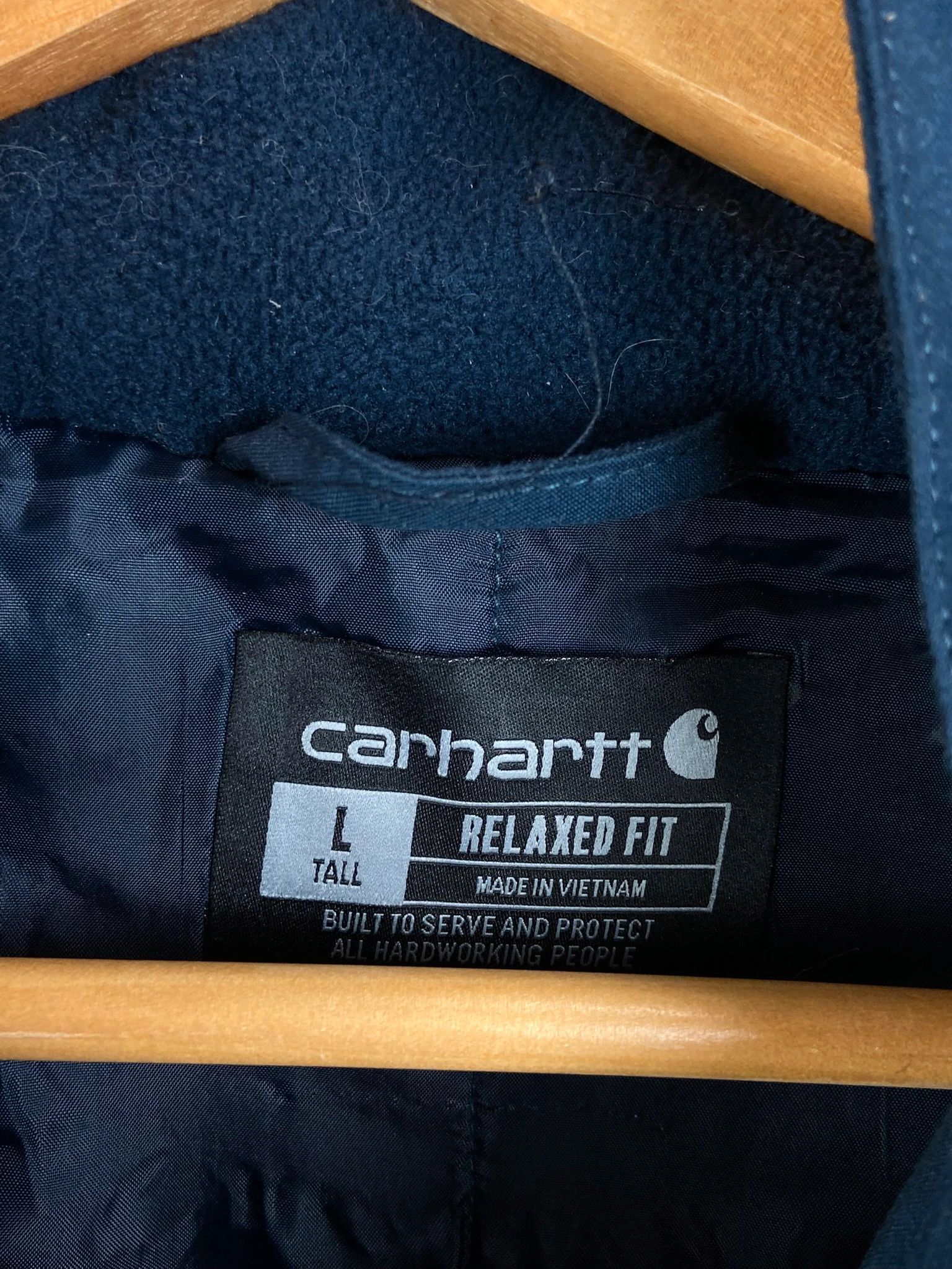 Carhartt Carhartt navy workwear hoodie jacket L Size US L / EU 52-54 / 3 - 3 Thumbnail
