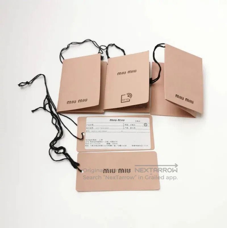 Miu Miu Miu Miu Black Cotton Logo Embroidered Casual Pants . Size 23" - 7 Thumbnail