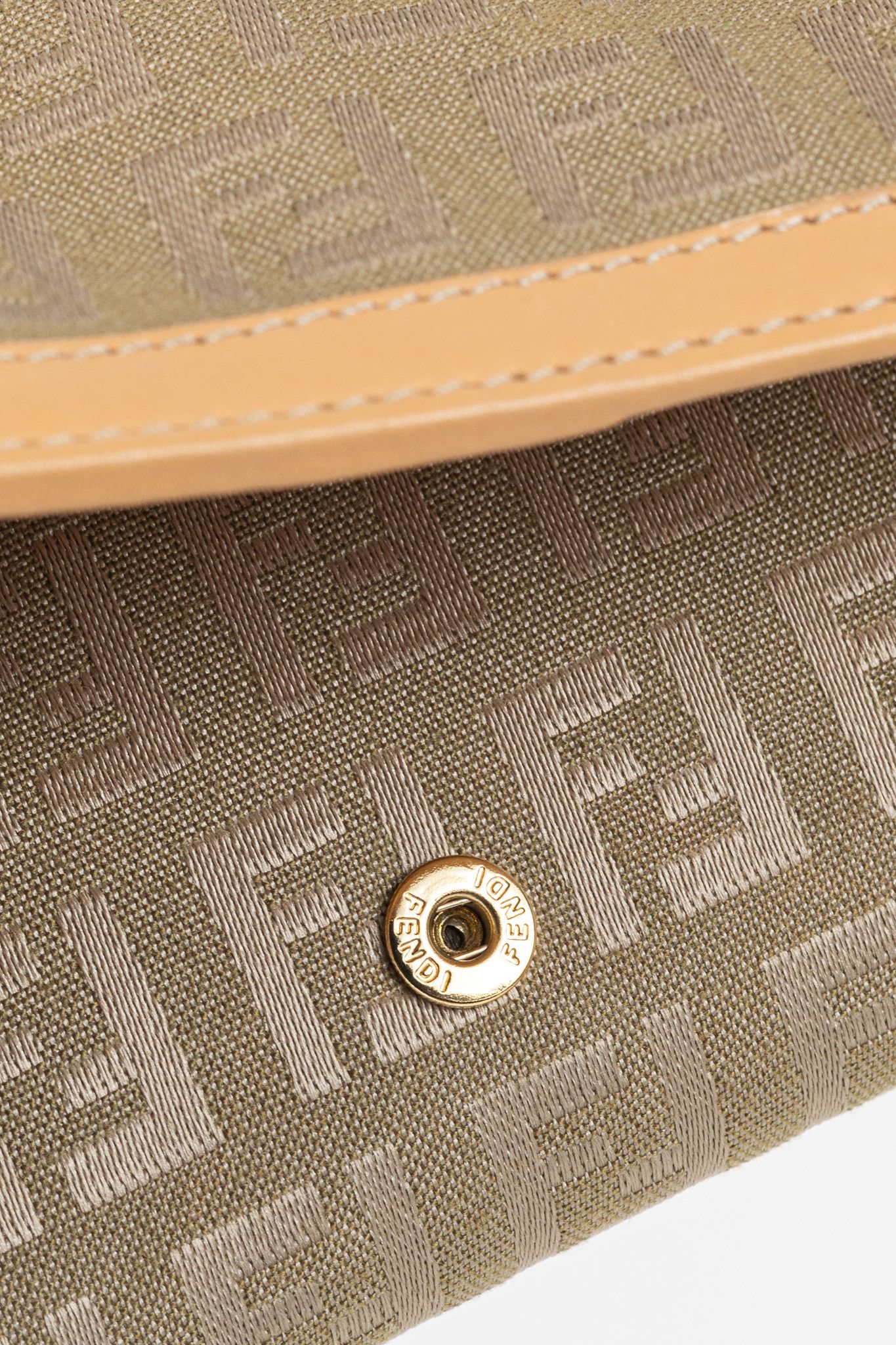 Fendi Fendi Beige FF Zucca Long Wallet Size ONE SIZE - 6 Thumbnail