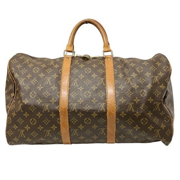 Louis Vuitton Louis Vuitton Louis Vuitton Keepall 50 Monogram Boston Bag Textile Travel Bag M41426 DUTY FREE for USA Size ONE SIZE - 1 Thumbnail