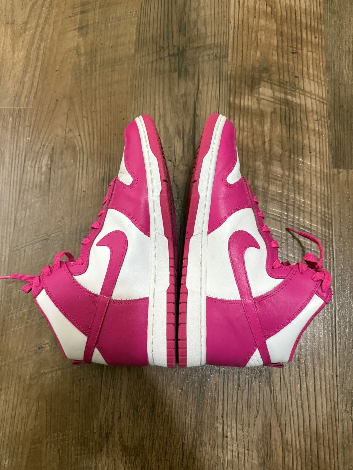 Jordan Brand Nike Dunk High Pink Prime Size US 11.5 / IT 41.5 - 3 Thumbnail