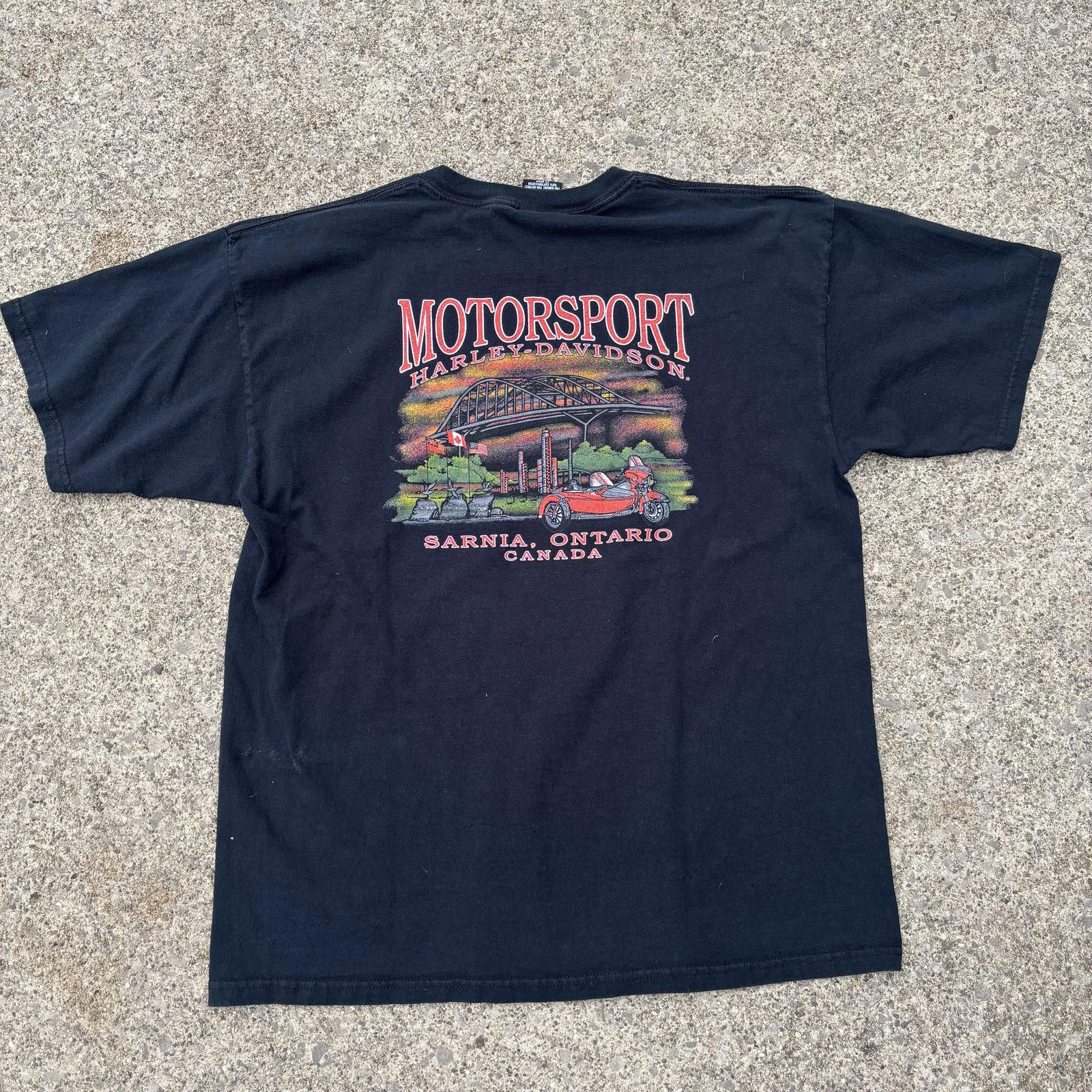 Harley Davidson Vintage Harley-Davidson Motorsport Graphic Tee - XL Size US XL / EU 56 / 4 - 3 Thumbnail