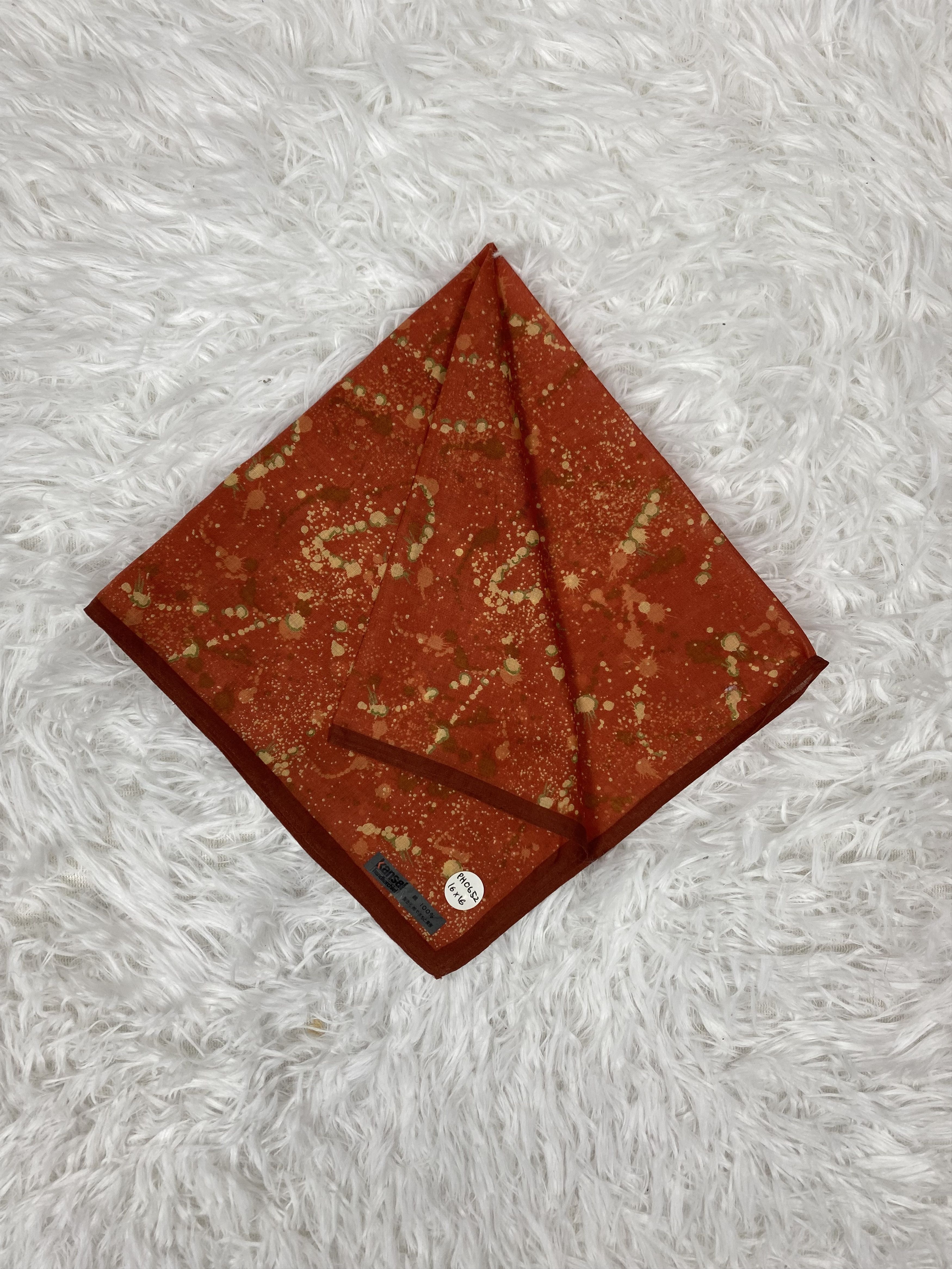 Kansai Yamamoto × Vintage Vintage Kansai Yamamoto Handkerchief Neckerchief PH0652 Size ONE SIZE - 1 Thumbnail