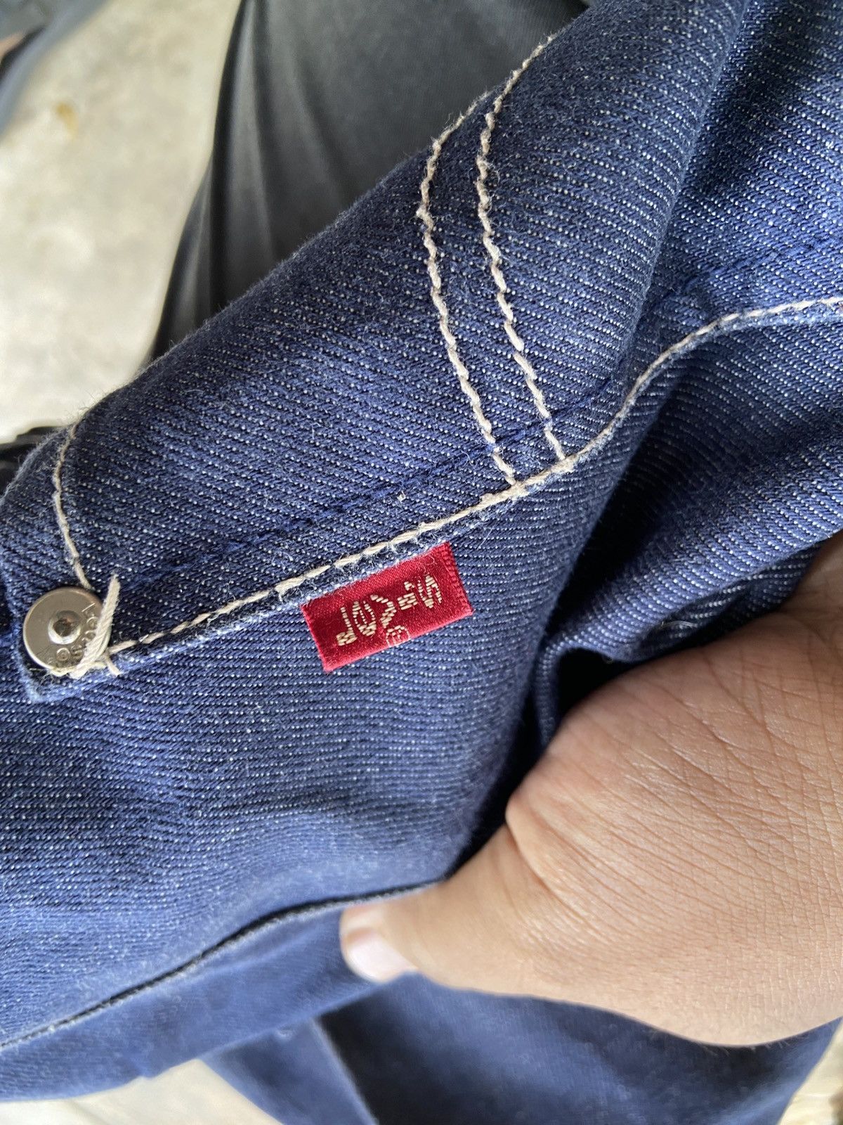 Engineered Garments × Levi's Vintage Levis Engineered 3D Cut Twisted Leg Baggy Denim Pant Size US 32 / EU 48 - 7 Thumbnail