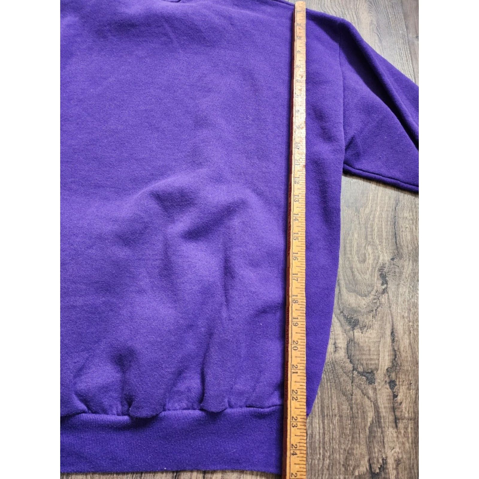 Vintage VINTAGE Morning Sun Women's Sweatshirt Pullover 3/4 Sleeve Floral Purple Size Medium Activewear Casual Winter Size M / US 6-8 / IT 42-44 - 2 Thumbnail
