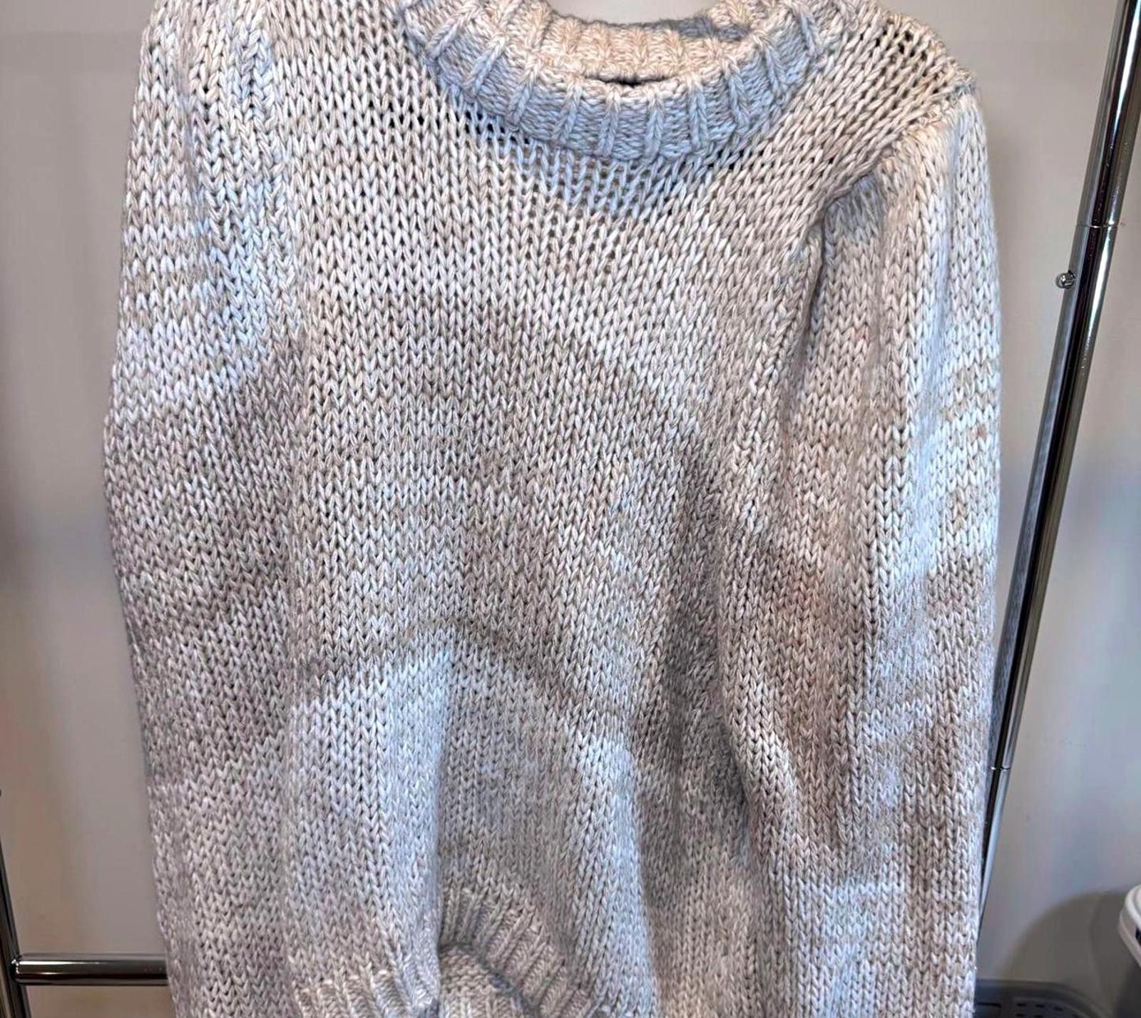 Lumieres Lumière Cozy Knit Sweater - Size L - Cream Size L / US 10 / IT 46 - 1 Thumbnail