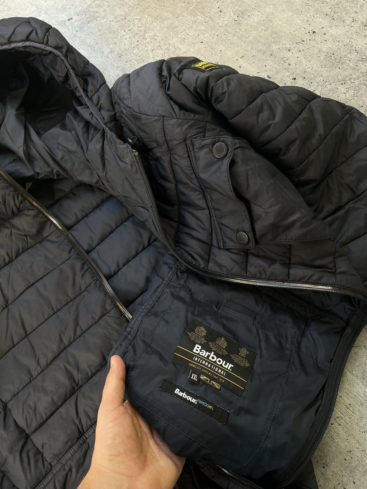 Barbour × Vintage Barbour Quilted Puffer Nylon Bolingbroke Down Jacket Size US XXL / EU 58 / 5 - 8 Thumbnail