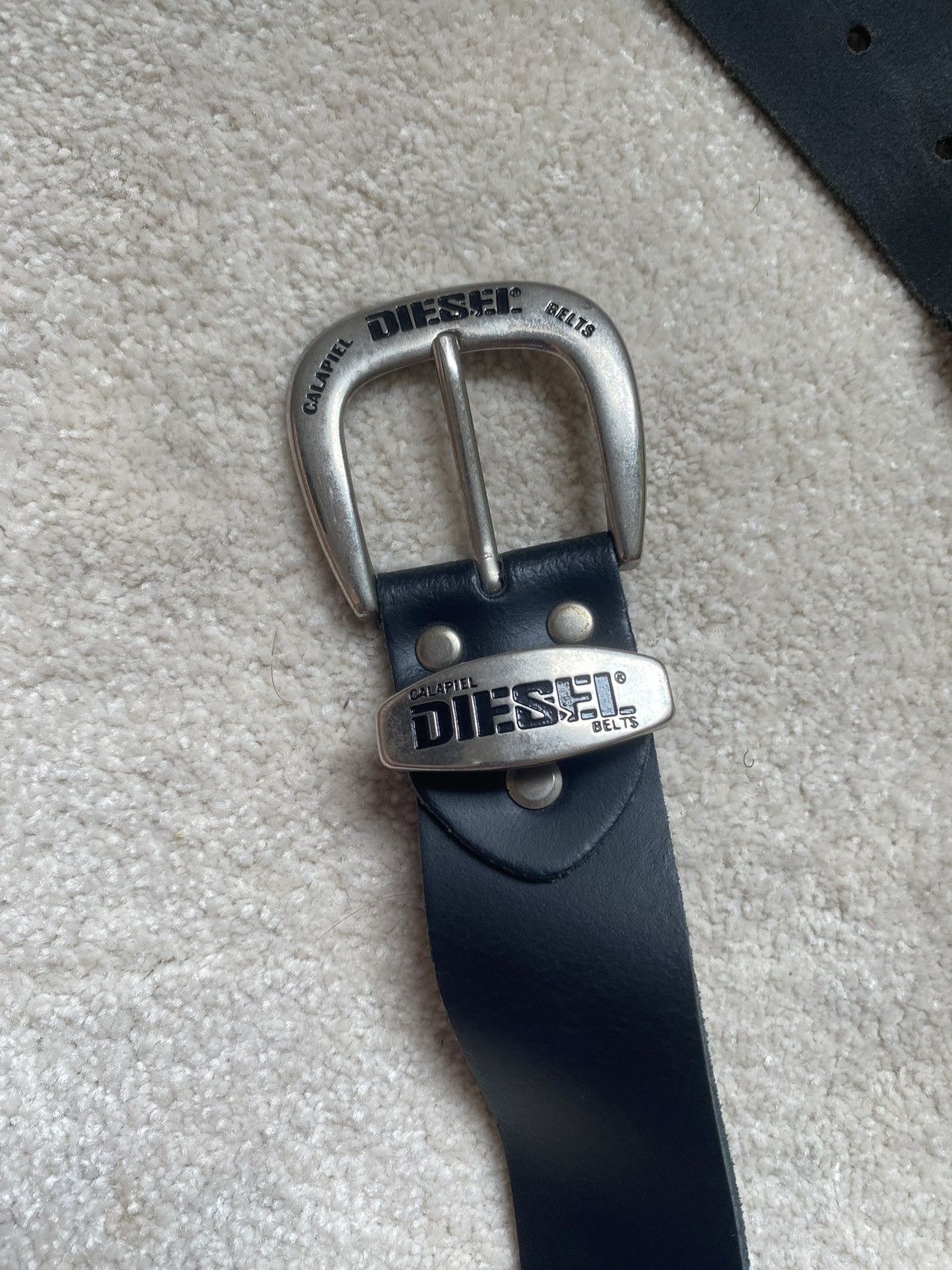 Diesel × Vintage leather belt diesel Size 46 - 2 Thumbnail