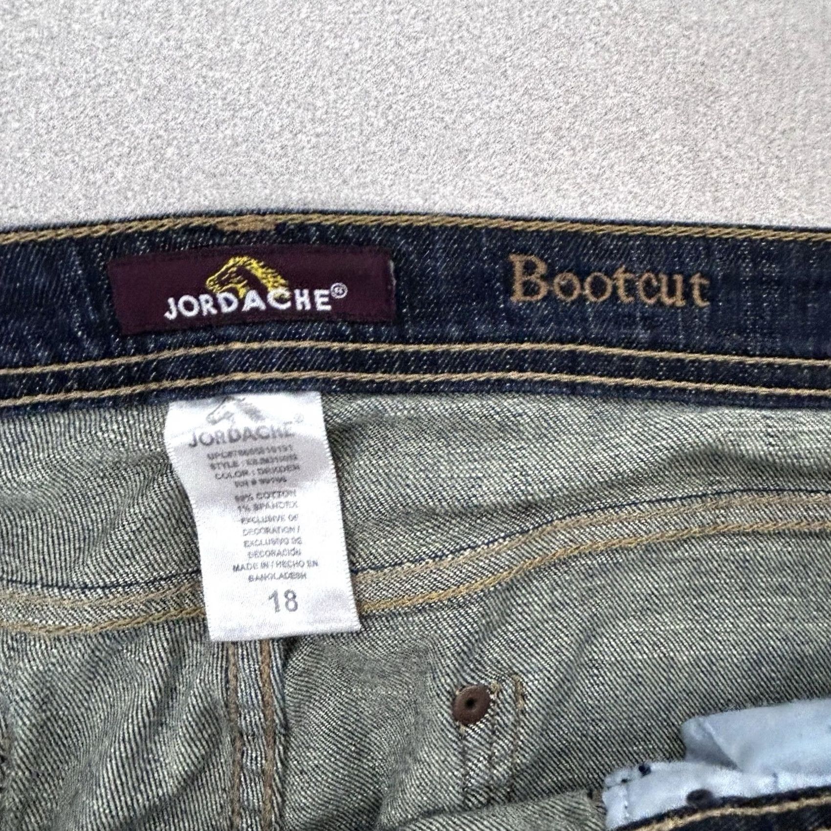 Jordache Jordache Jeans Women’s Size 18 Blue Bootcut 38x30.5 Size 40" / US 18 - 3 Thumbnail