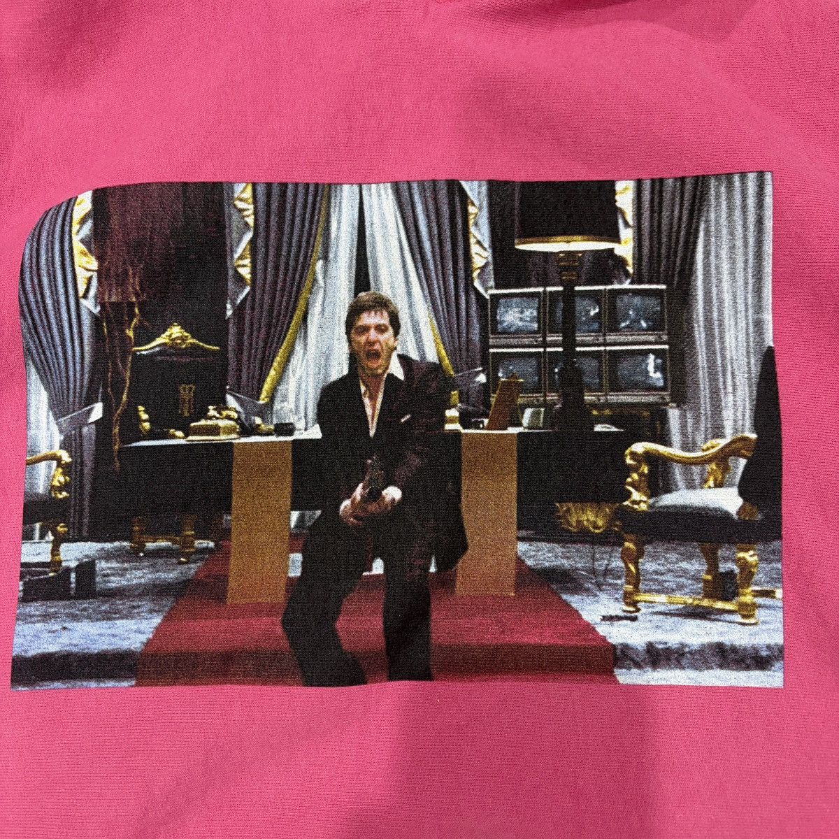 Supreme FW17 Supreme Scarface Friend Hooded Sweatshirt Size US M / EU 48-50 / 2 - 13 Thumbnail