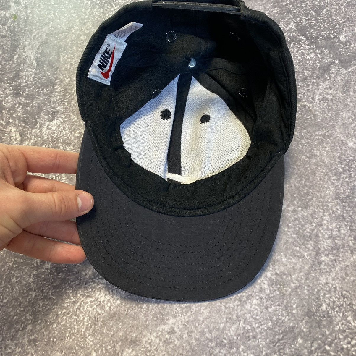 Vintage Vintage Nike Big Swoosh 90’s Rap Black Streetwear cap Size ONE SIZE - 10 Thumbnail