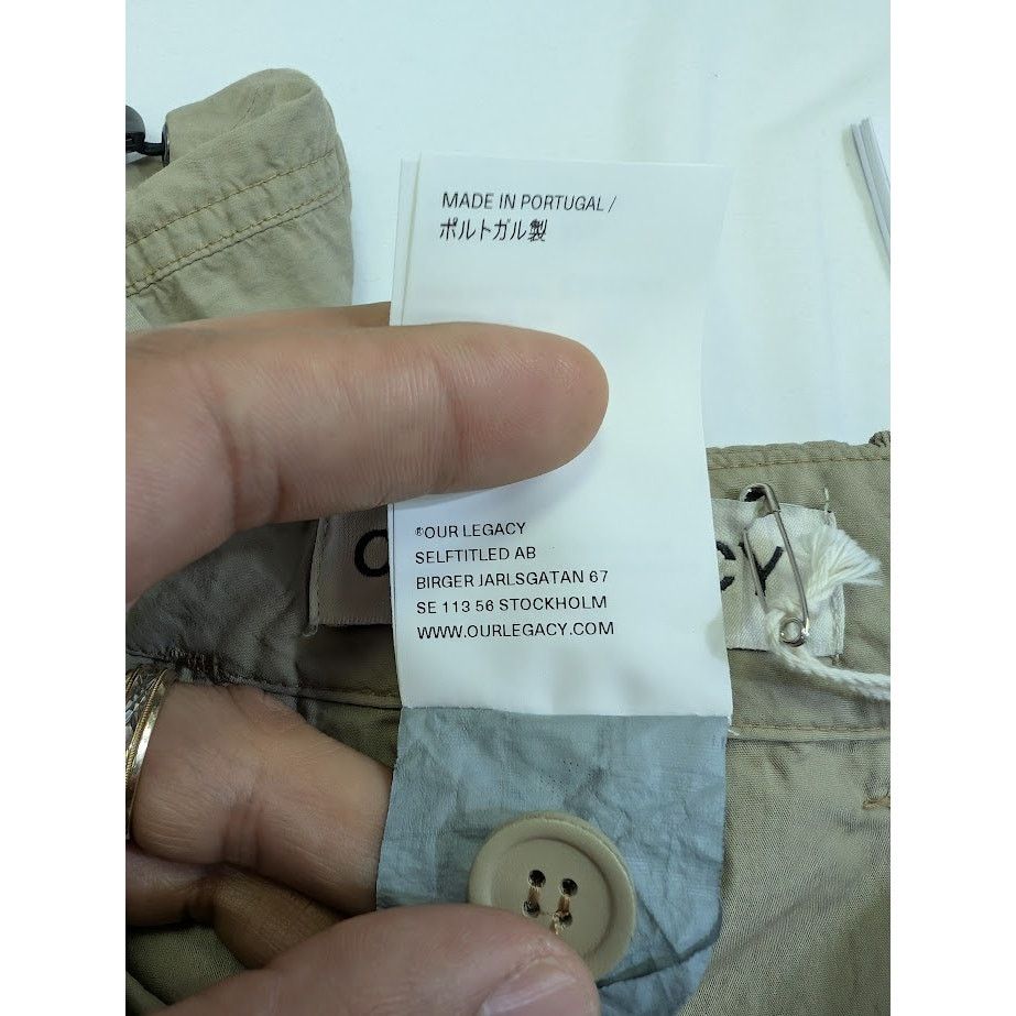 Our Legacy o1rshd1 Mount Shorts in Metallic Sand Size US 36 / EU 52 - 13 Thumbnail