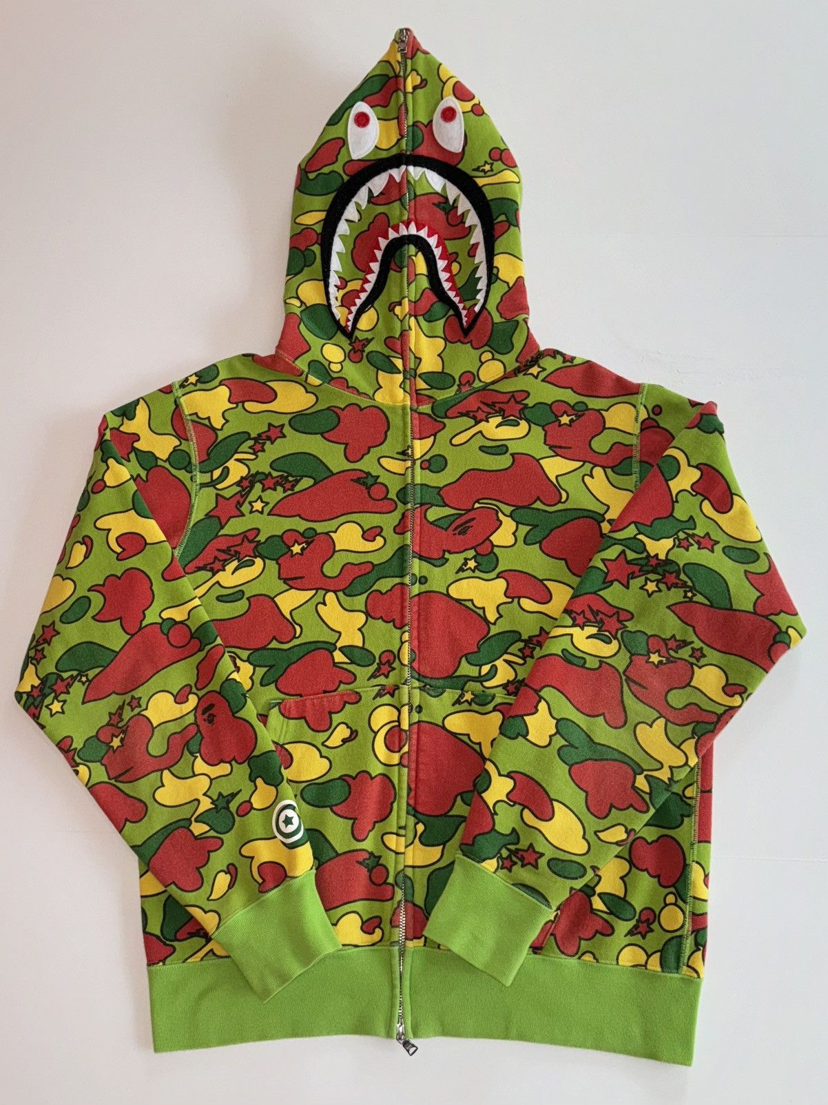 Bape Sta Camo Shark Full Zip Hoodie | Grailed