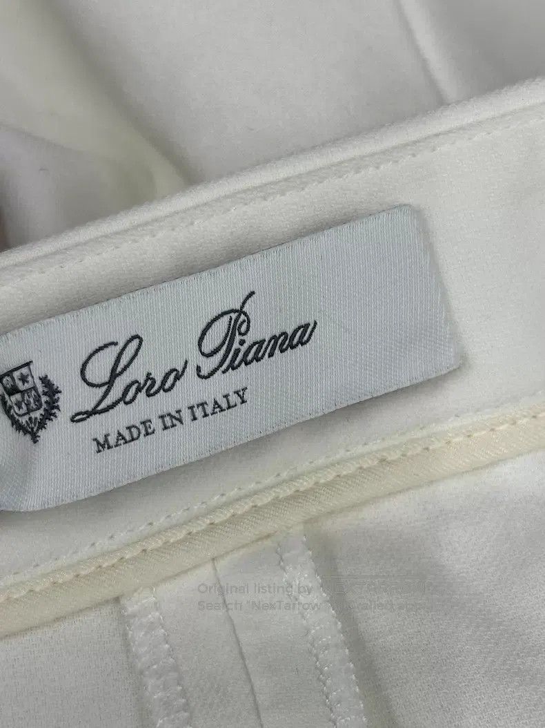 Loro Piana Loro Piana White Casual Trousers Size 27" / US 4 / IT 40 - 3 Thumbnail
