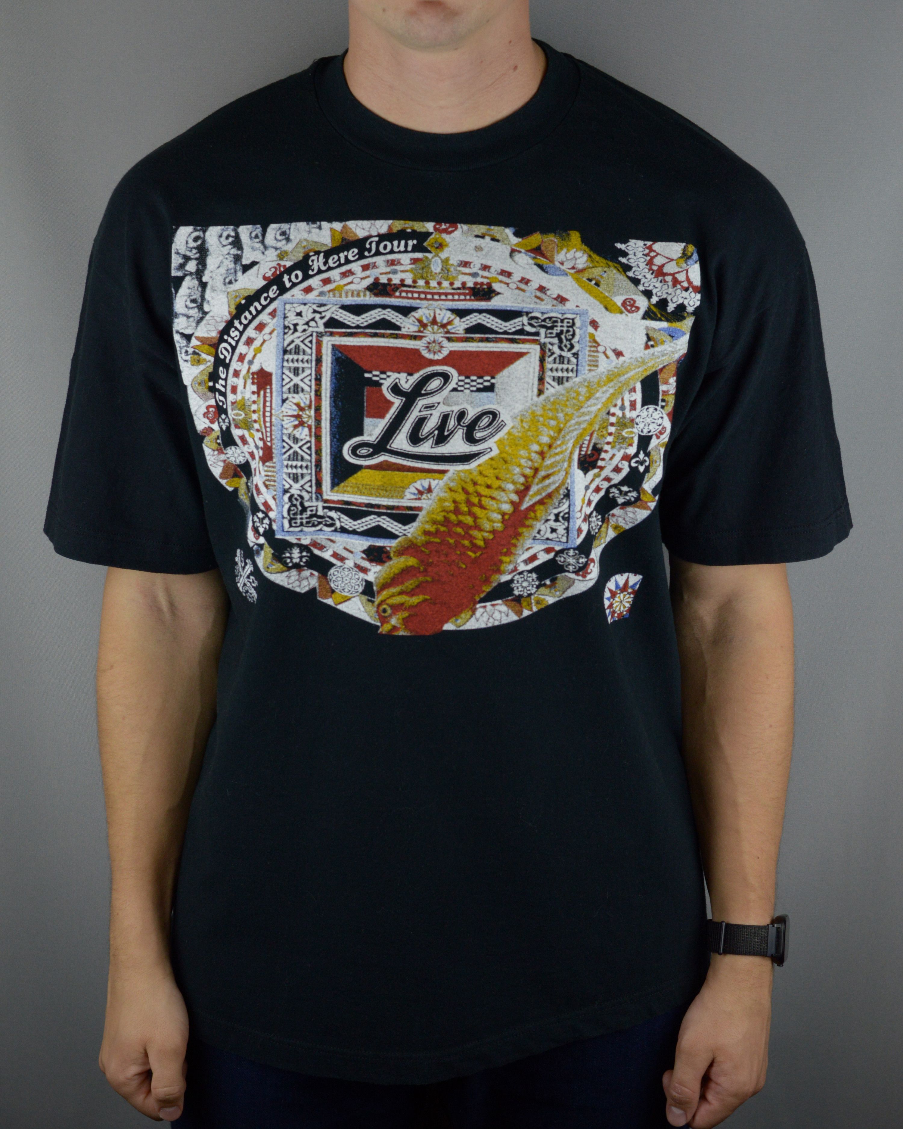 Band Tees Vintage Live The Distance To Here tour 1999 t shirt Size US XL / EU 56 / 4 - 1 Thumbnail