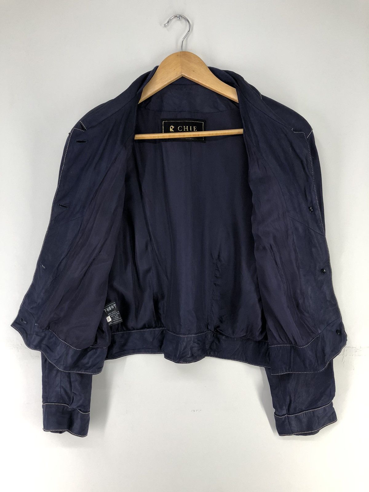 Leather Chie Imai Leather Crop Jacket Size M / US 6-8 / IT 42-44 - 3 Thumbnail