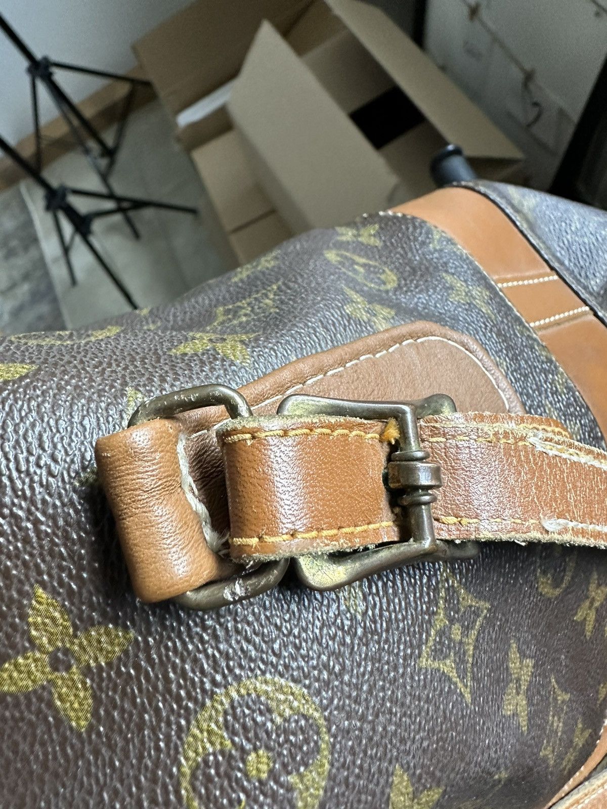 🔥 Louis Vuitton Monogram Bucket GM Bag French Co. Vintage