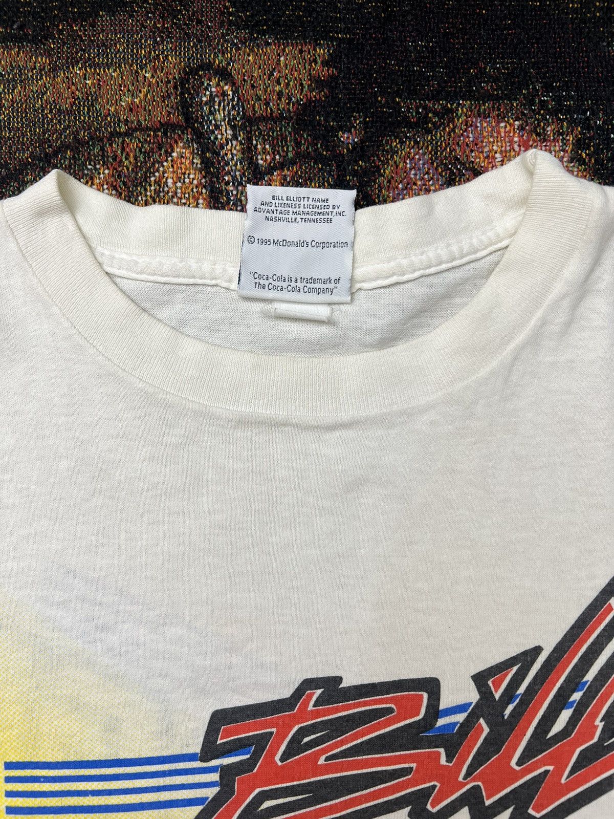 NASCAR Vintage NASCAR Bill Elliott McDonalds AOP Tee Size US XL / EU 56 / 4 - 7 Thumbnail