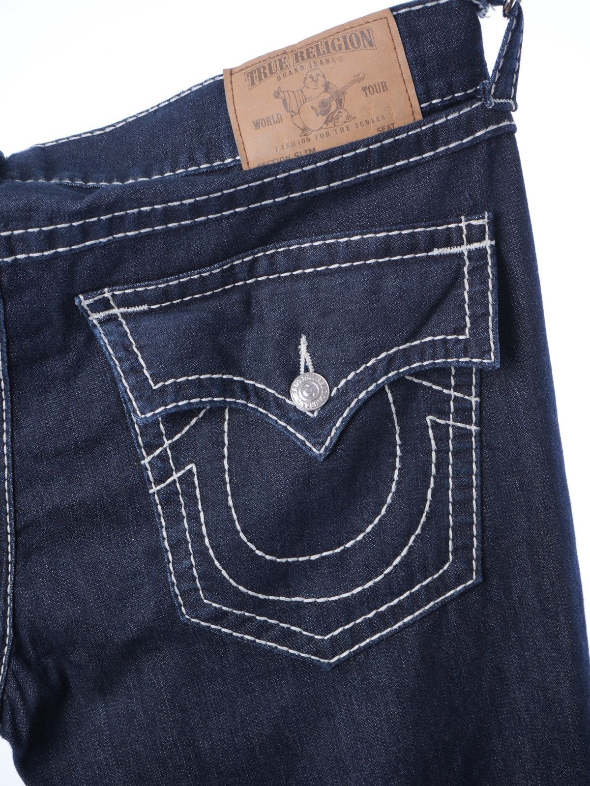 True Religion Slim Vintage TRUE RELIGION RICKY SUPER T JEANS Size US 38 / EU 54 - 3 Thumbnail