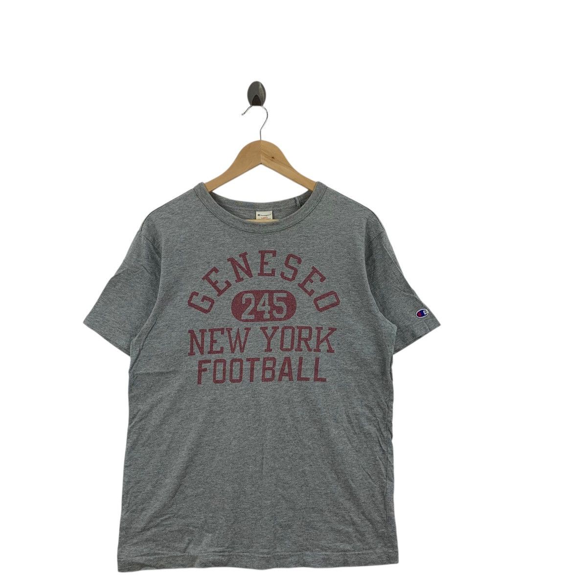 Champion CHAMPION NEW YORK FOOTBALL Geneseo College Tee Shirt Top Size US L / EU 52-54 / 3 - 4 Thumbnail