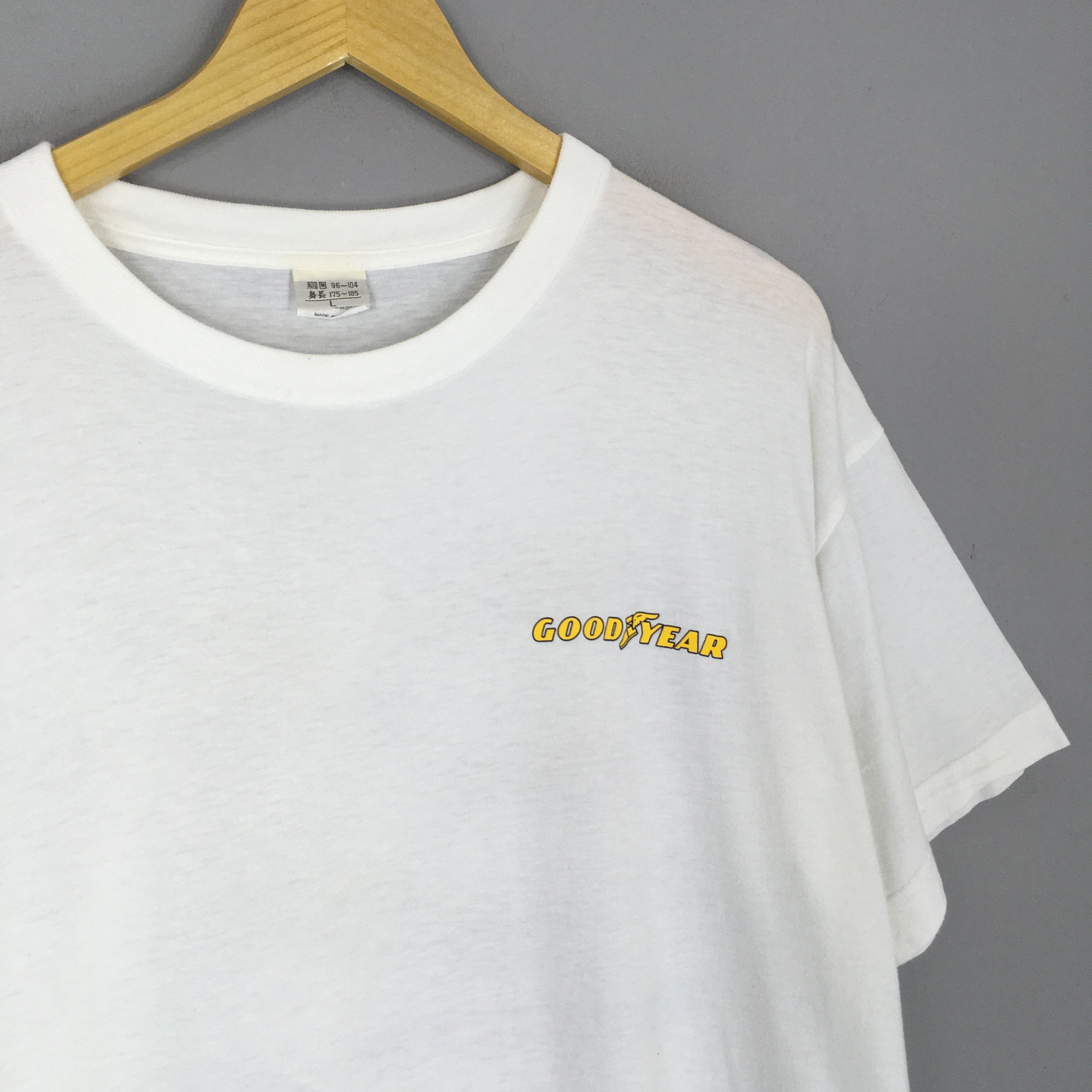 Formula 1 × Vintage Vintage 90s Goodyear F1 Racing White T Shirt Large Size US L / EU 52-54 / 3 - 6 Thumbnail
