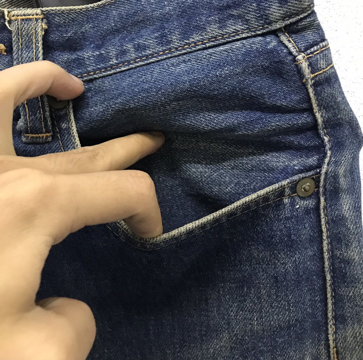 Beams Plus × Vintage Vintage Beams Denim Pants Size US 28 / EU 44 - 8 Thumbnail
