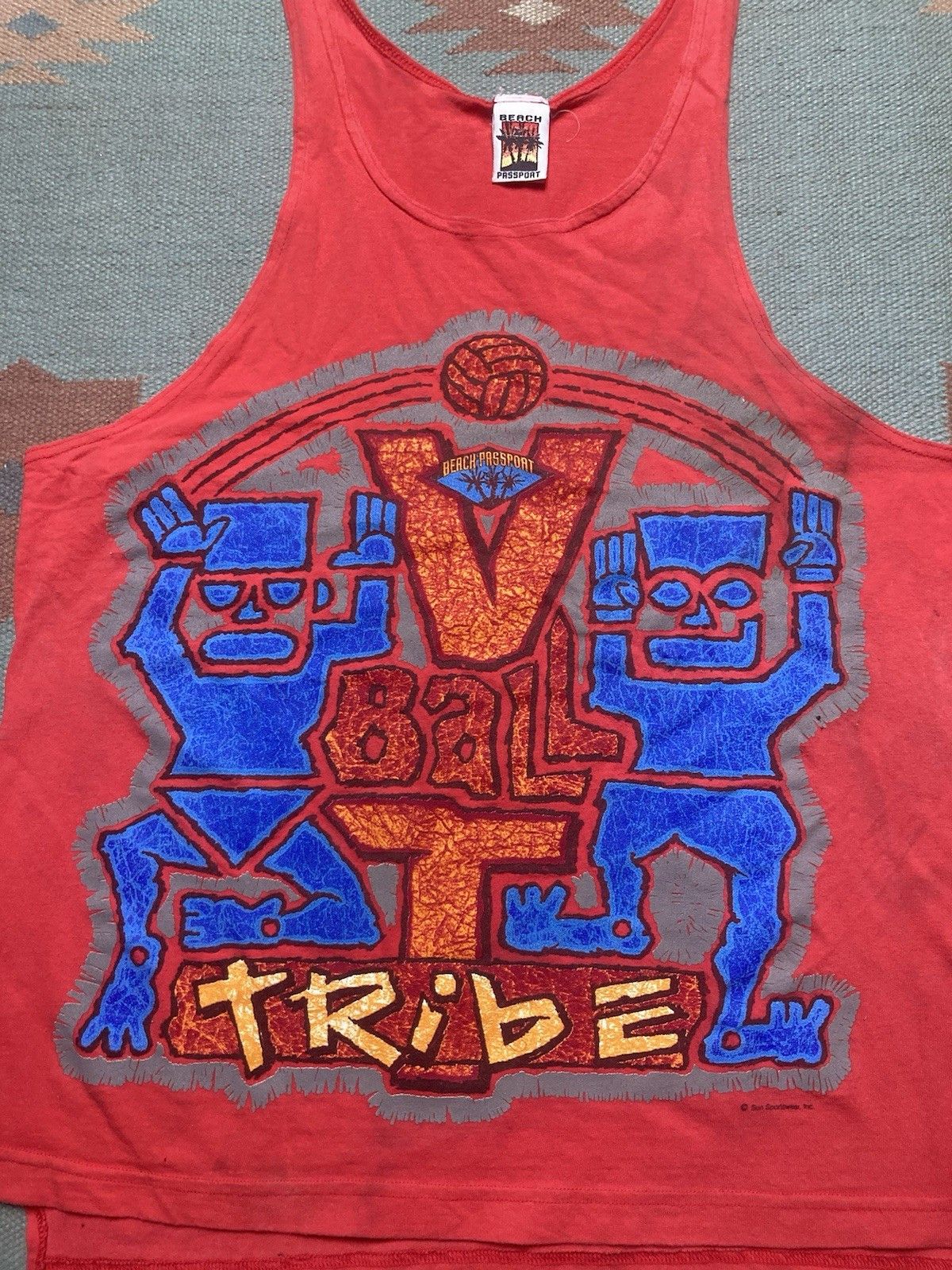 Vintage 80s tank top muscle shirt beach passport tiki distressed XL Size US XL / EU 56 / 4 - 2 Thumbnail