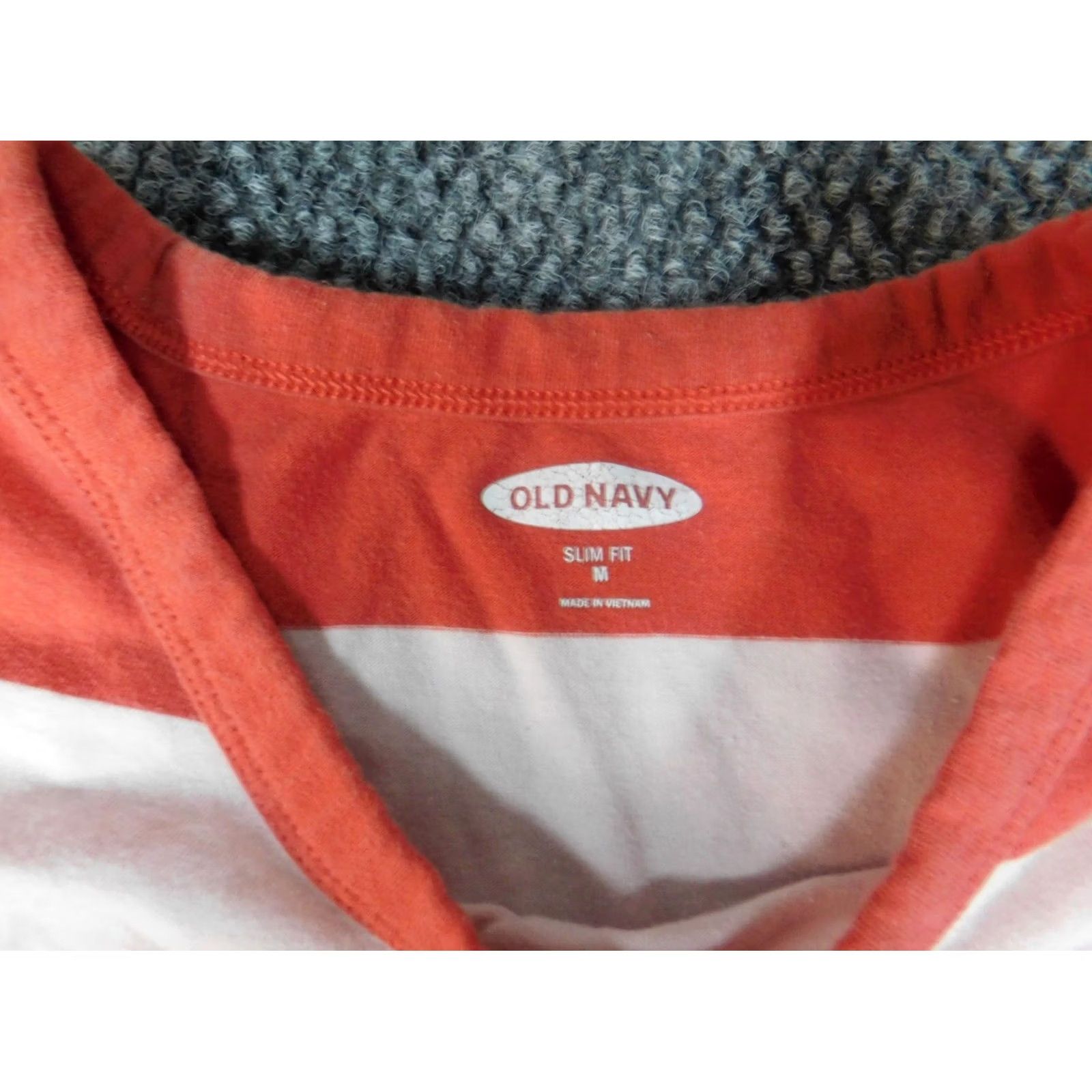 Old Navy Old Navy Blouse Slim Orange Floral Crew Neck Dolman Sleeve Pullover M Womens Regular Fit 88% Viscose Down Style Basic Dog Theme Size M / US 6-8 / IT 42-44 - 4 Thumbnail