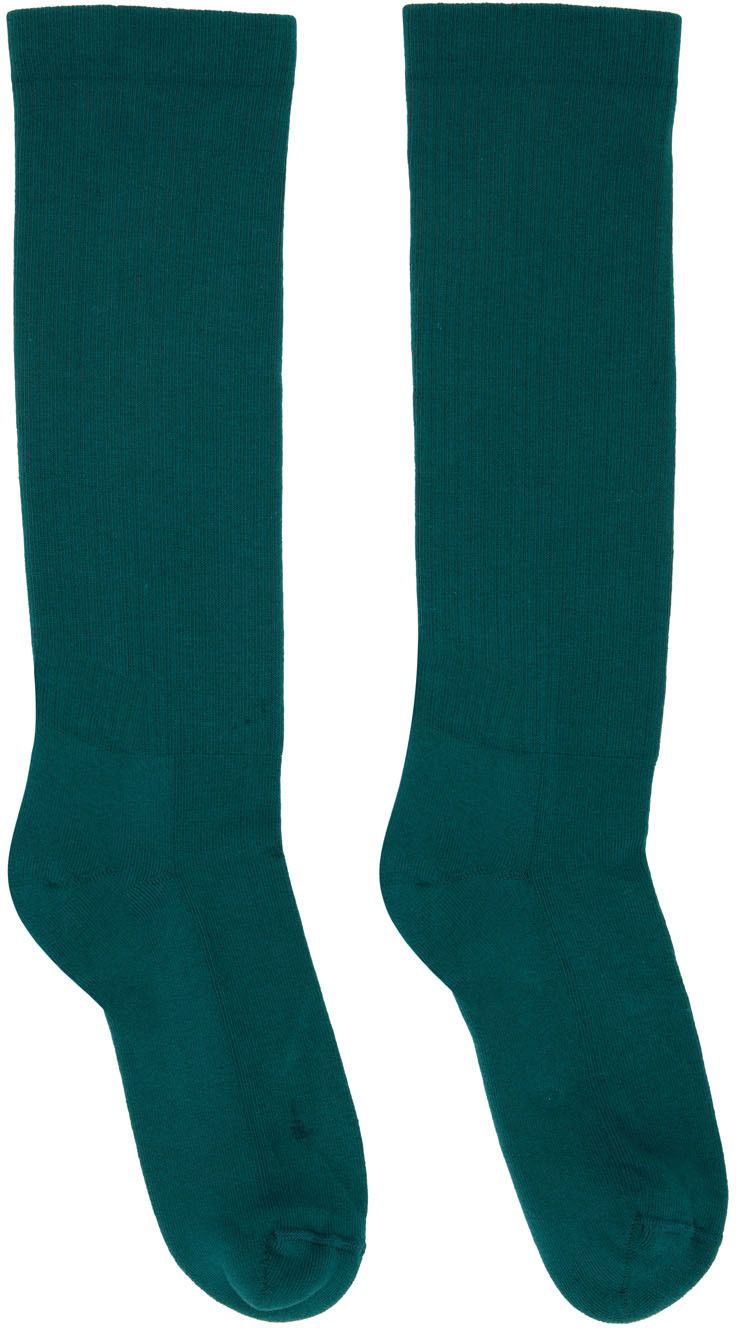Rick Owens o1y0325 Size : 6-8 US / Logo Socks in Green Size ONE SIZE - 2 Thumbnail