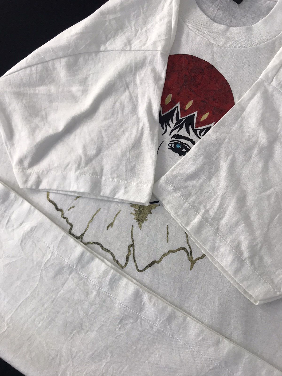 Japanese Brand 90s Screen Star Joker Girl Graphic Big Printed 50/50 Tee Size US M / EU 48-50 / 2 - 5 Thumbnail