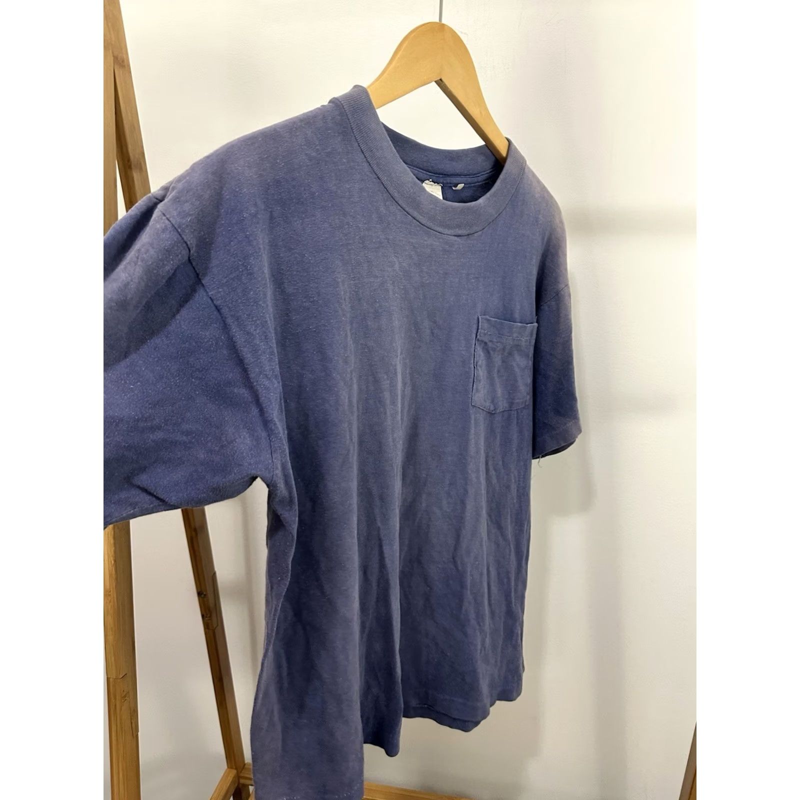 Camel VTG 80s Camel Joe Cigarette Gradient Sun Faded Worn COTTON Pocket T-Shirt XL Size US XL / EU 56 / 4 - 7 Thumbnail