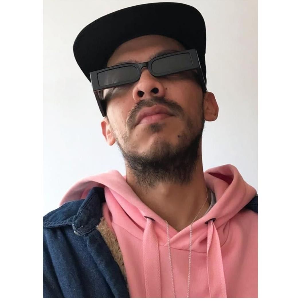 VIBE Vintage Street ins style custom avant-garde sunglasses Size ONE SIZE - 5 Thumbnail