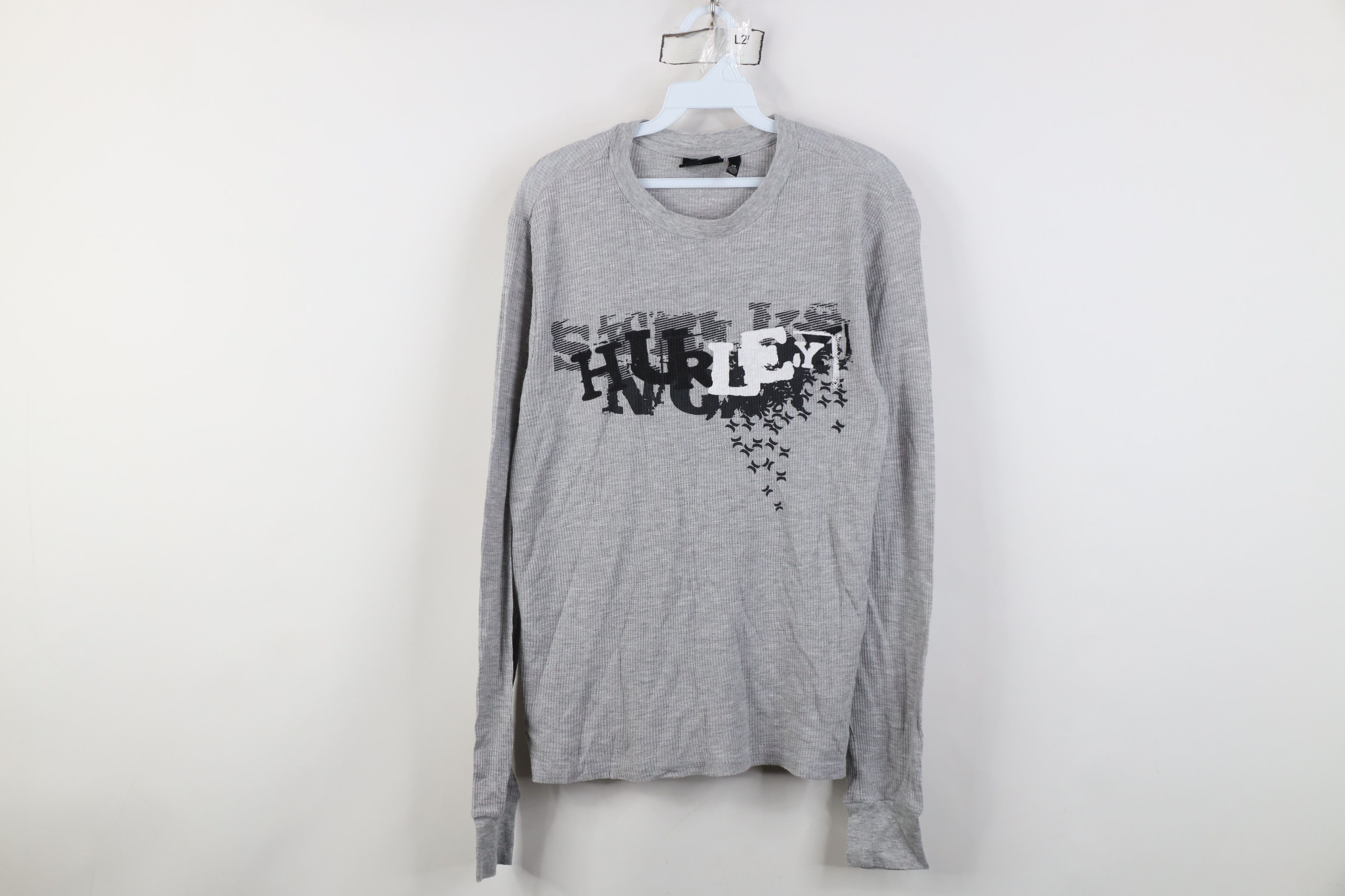 Hurley Vintage Hurley Surfing Waffle Knit Long Sleeve T-Shirt Size US M / EU 48-50 / 2 - 1 Thumbnail