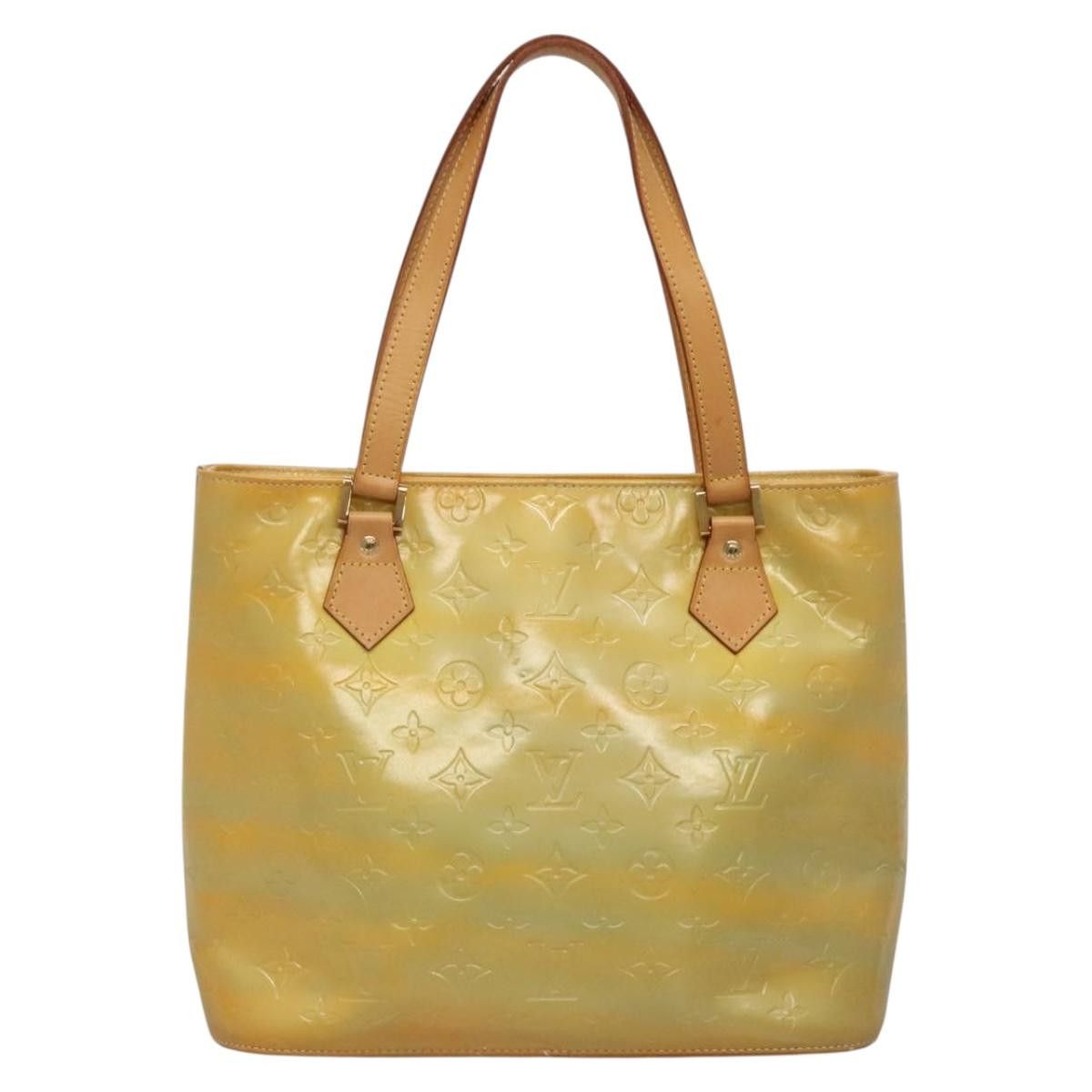 Louis Vuitton LOUIS VUITTON Monogram Vernis Houston Hand Bag Gris M91053 Size ONE SIZE - 2 Thumbnail