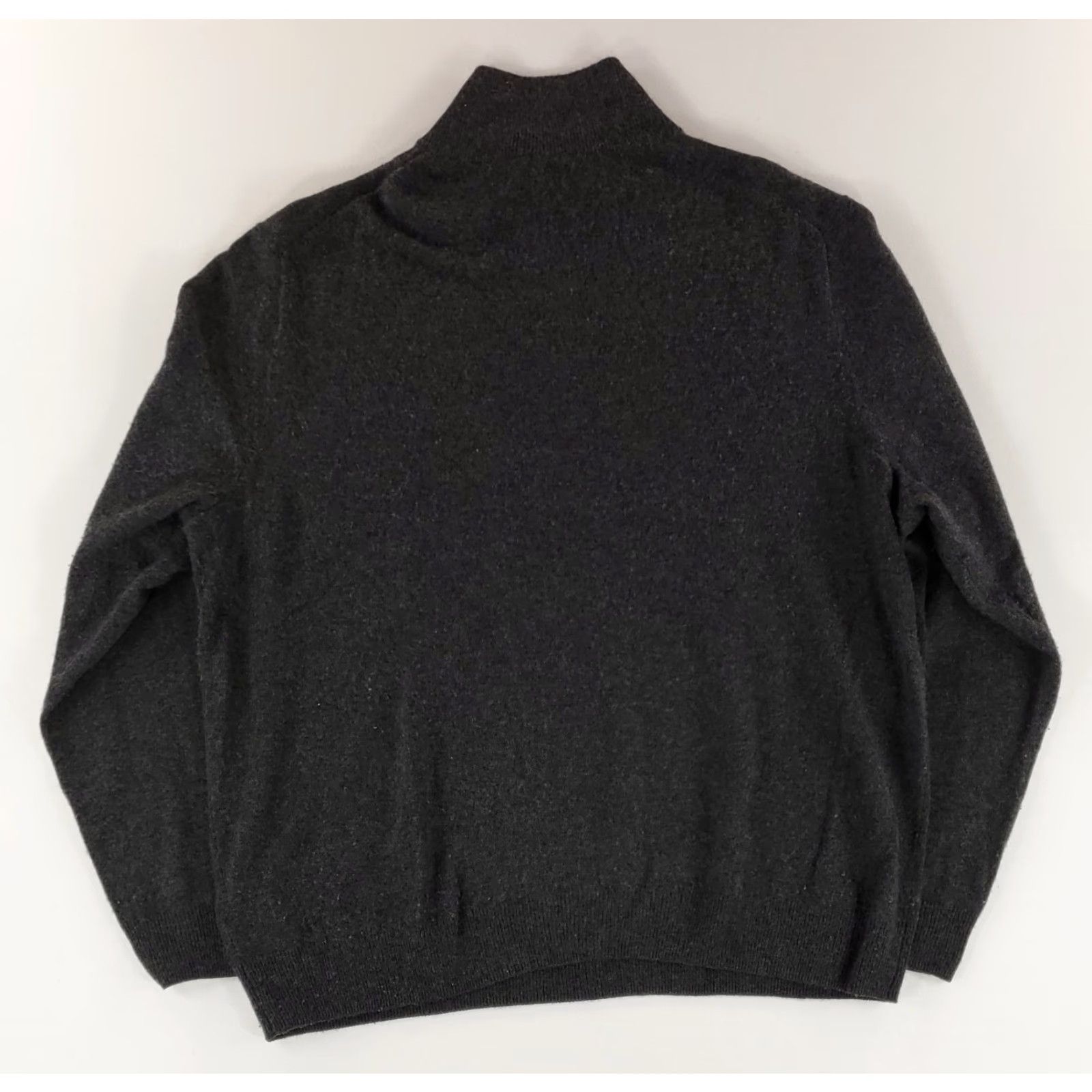 J.Crew J. Crew 100% Cashmere 1/4 Zip Sweater Gray Long Sleeve Mens XXL Pullover Casual Moth Damage Spot Pilling Size US XXL / EU 58 / 5 - 3 Thumbnail