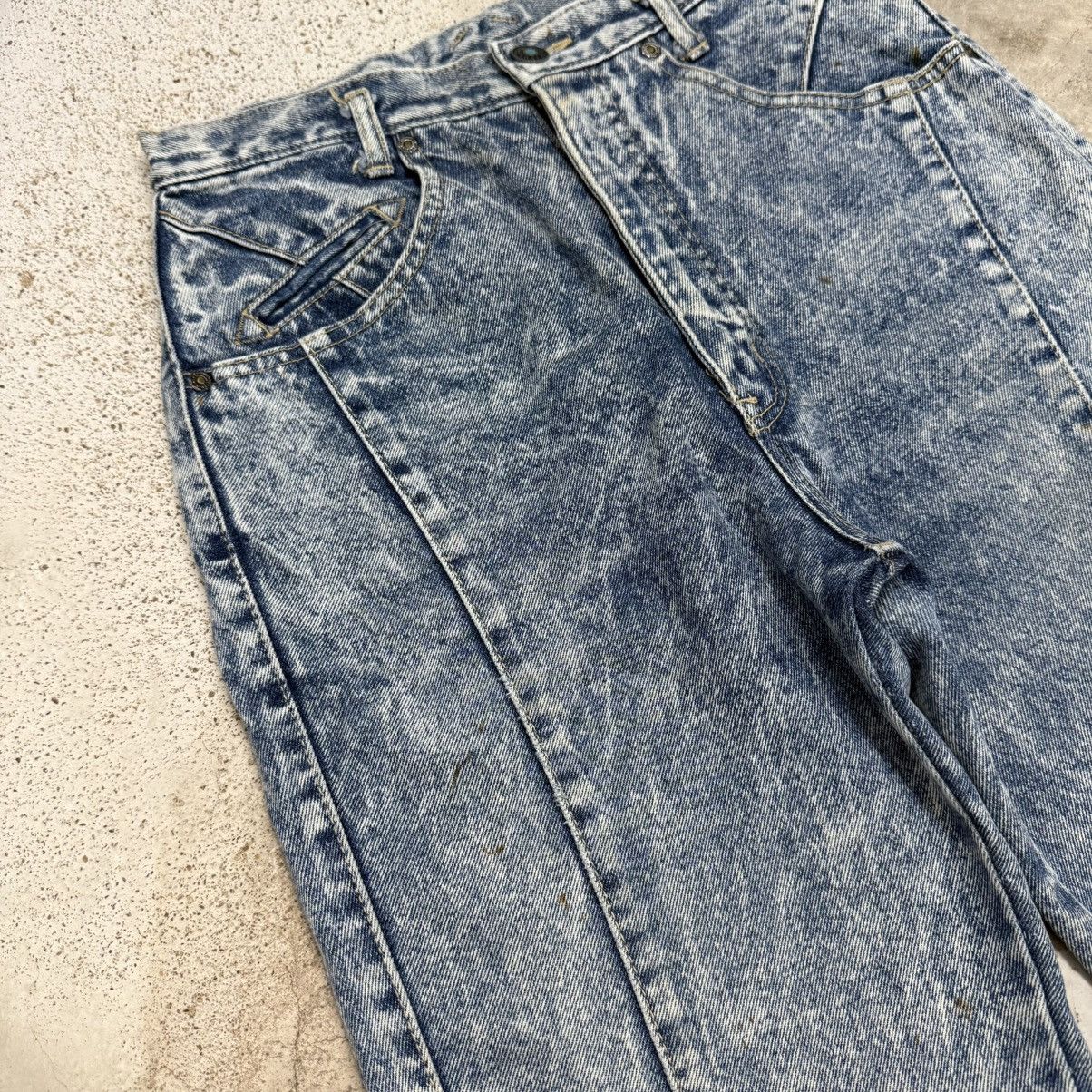 Japanese Brand Vintage High Waist Sweet Camel Bleached Design Denim Pants Size 26" / US 2 / IT 38 - 7 Thumbnail